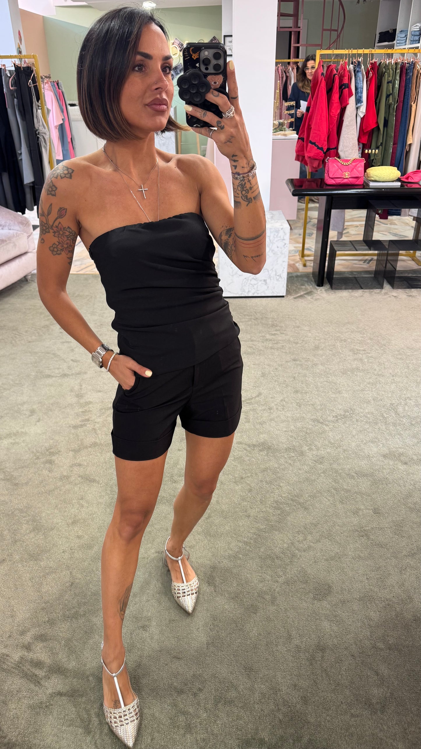 Shorts nero classico jx