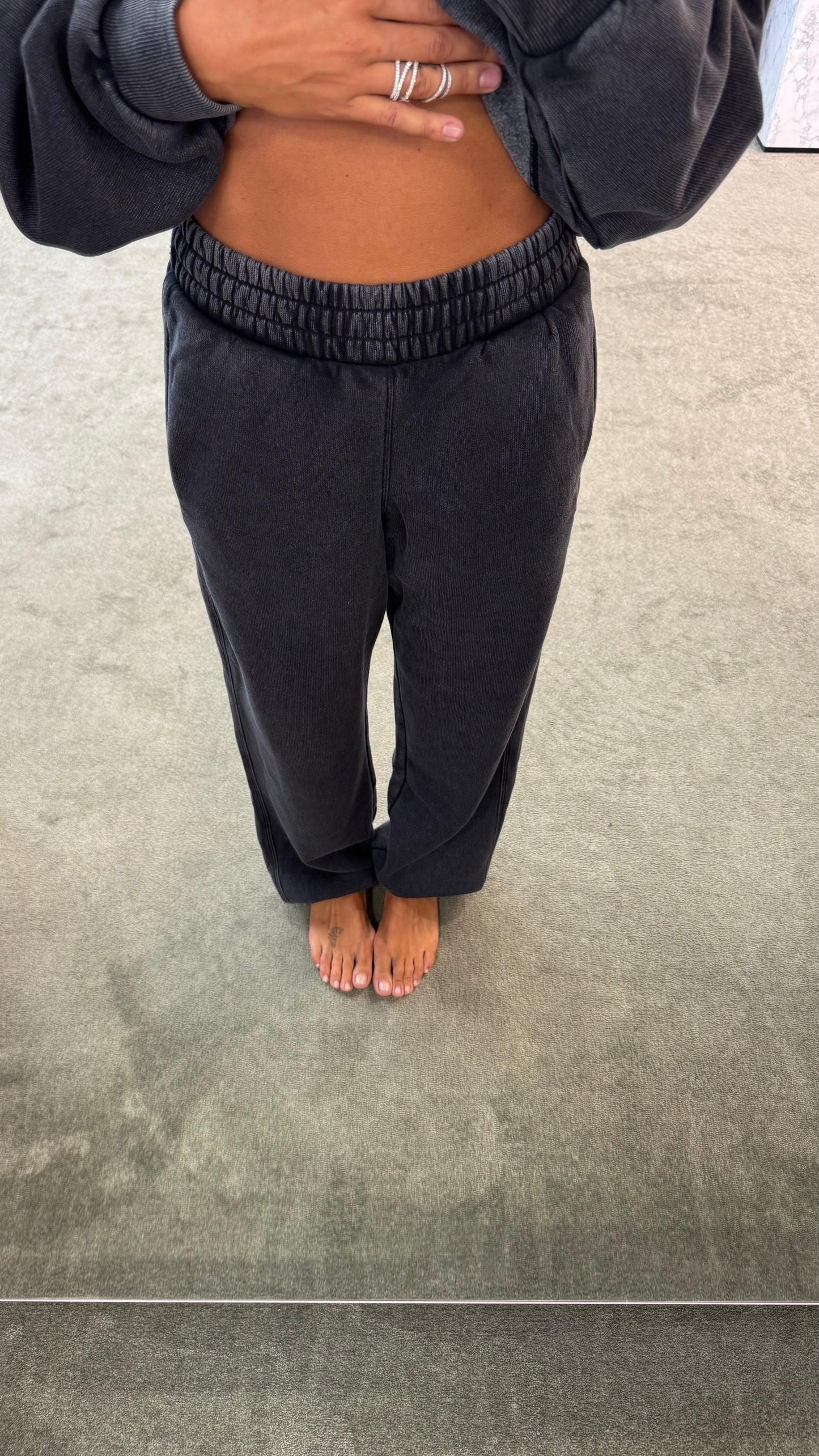 Joggers grigio stonewashed jx