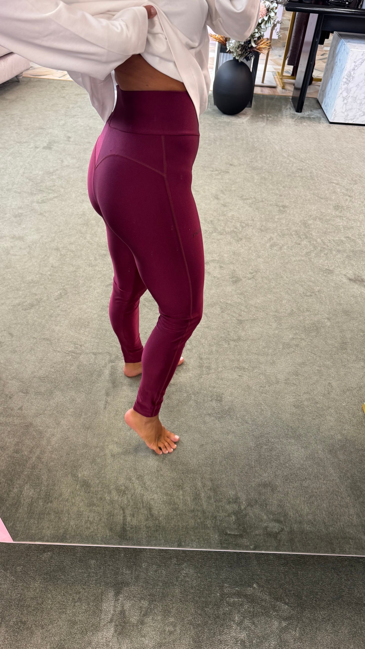 Leggings bordeaux in lycra Hinnominate