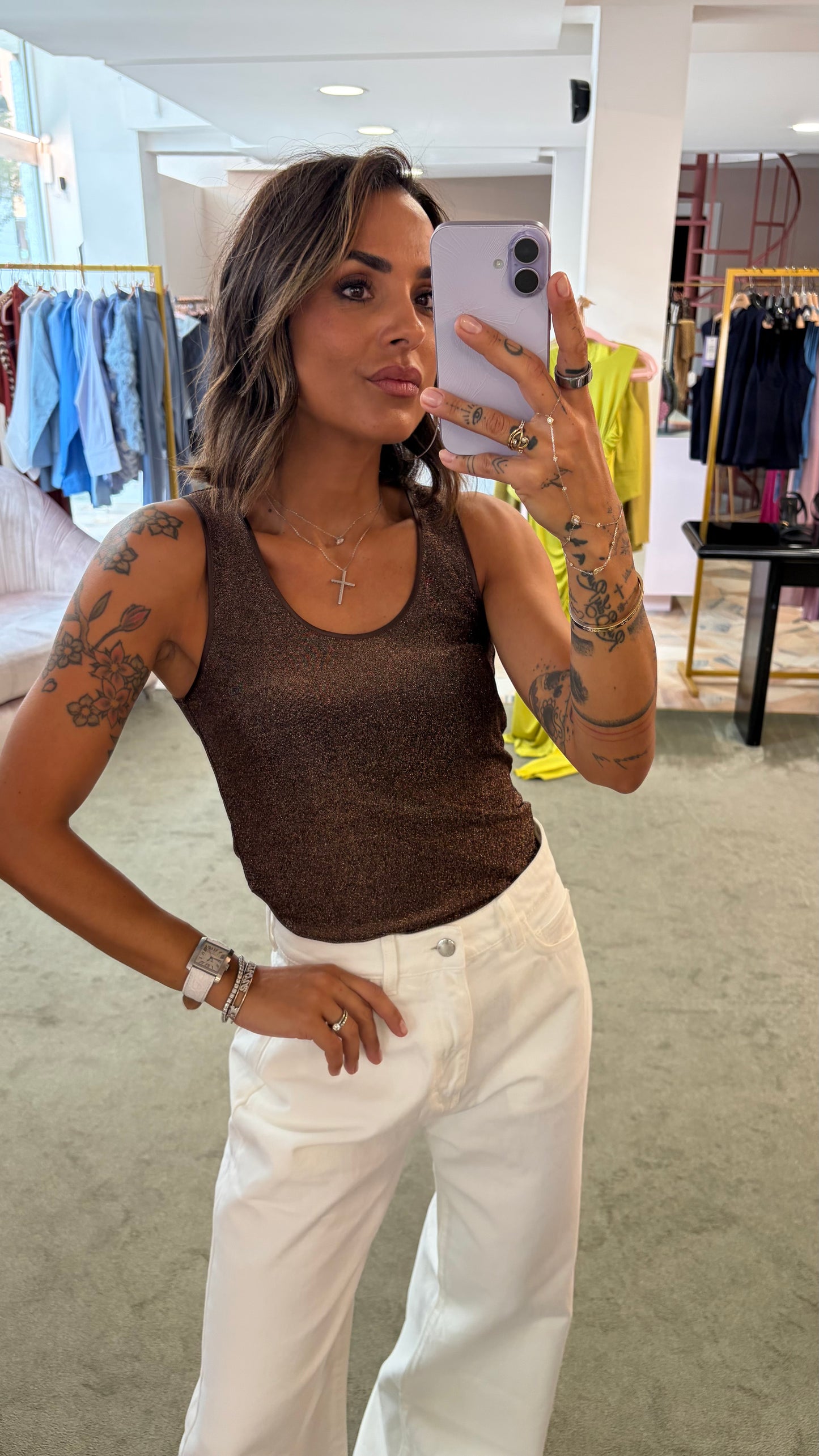 Jeans debby bianco Icon A/I26