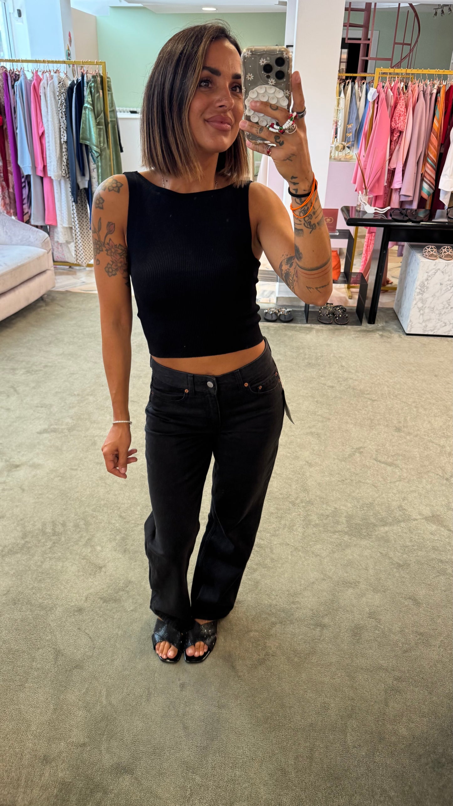 Jeans seville nero straight jx