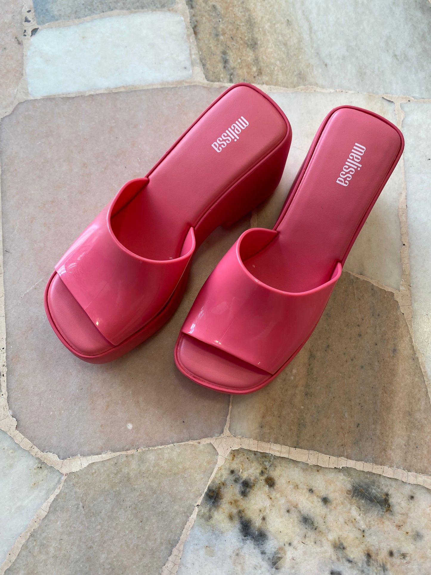 Platform ciabatta rosa cicca