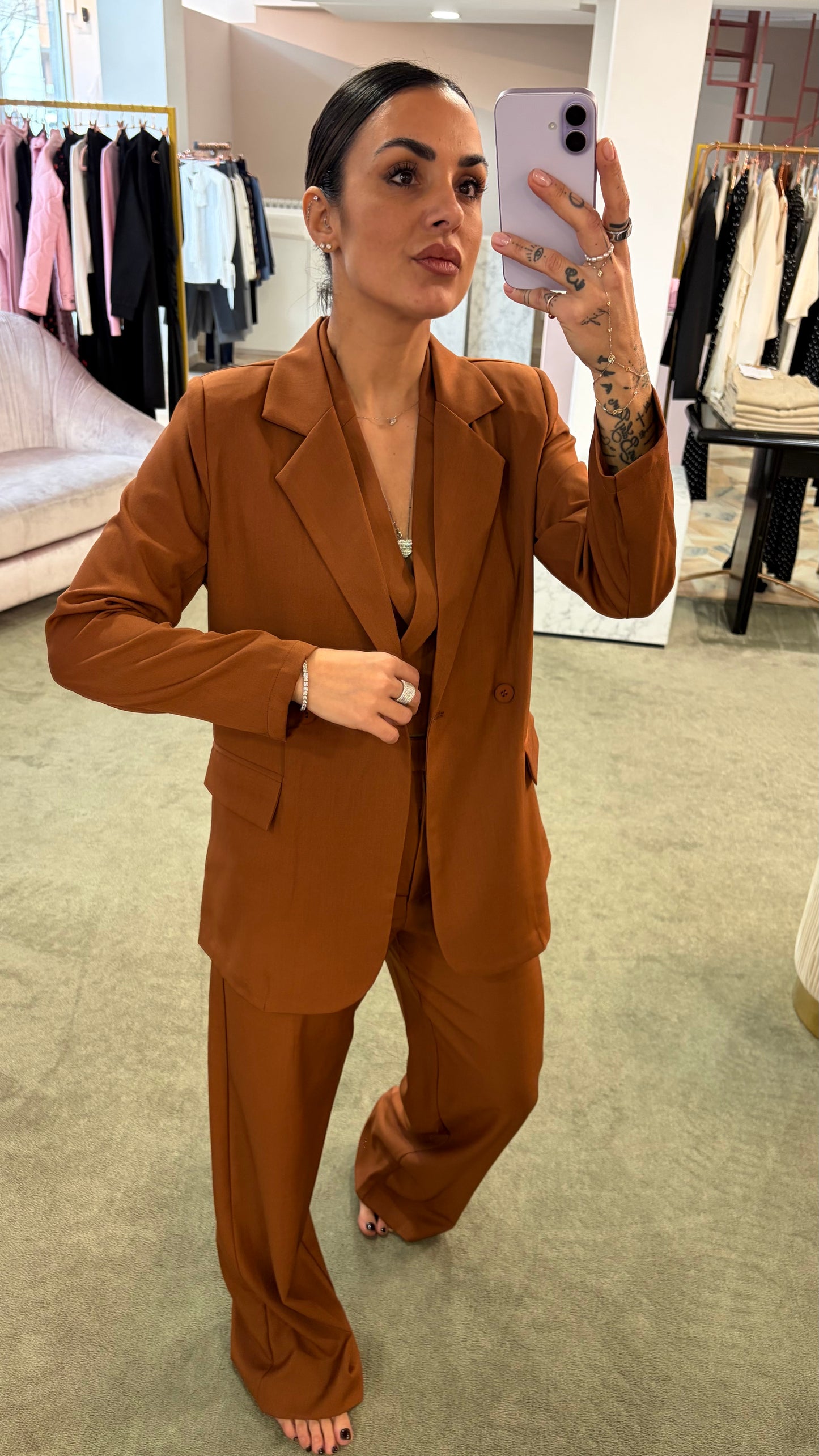 Blazer doppiopetto tabacco ay