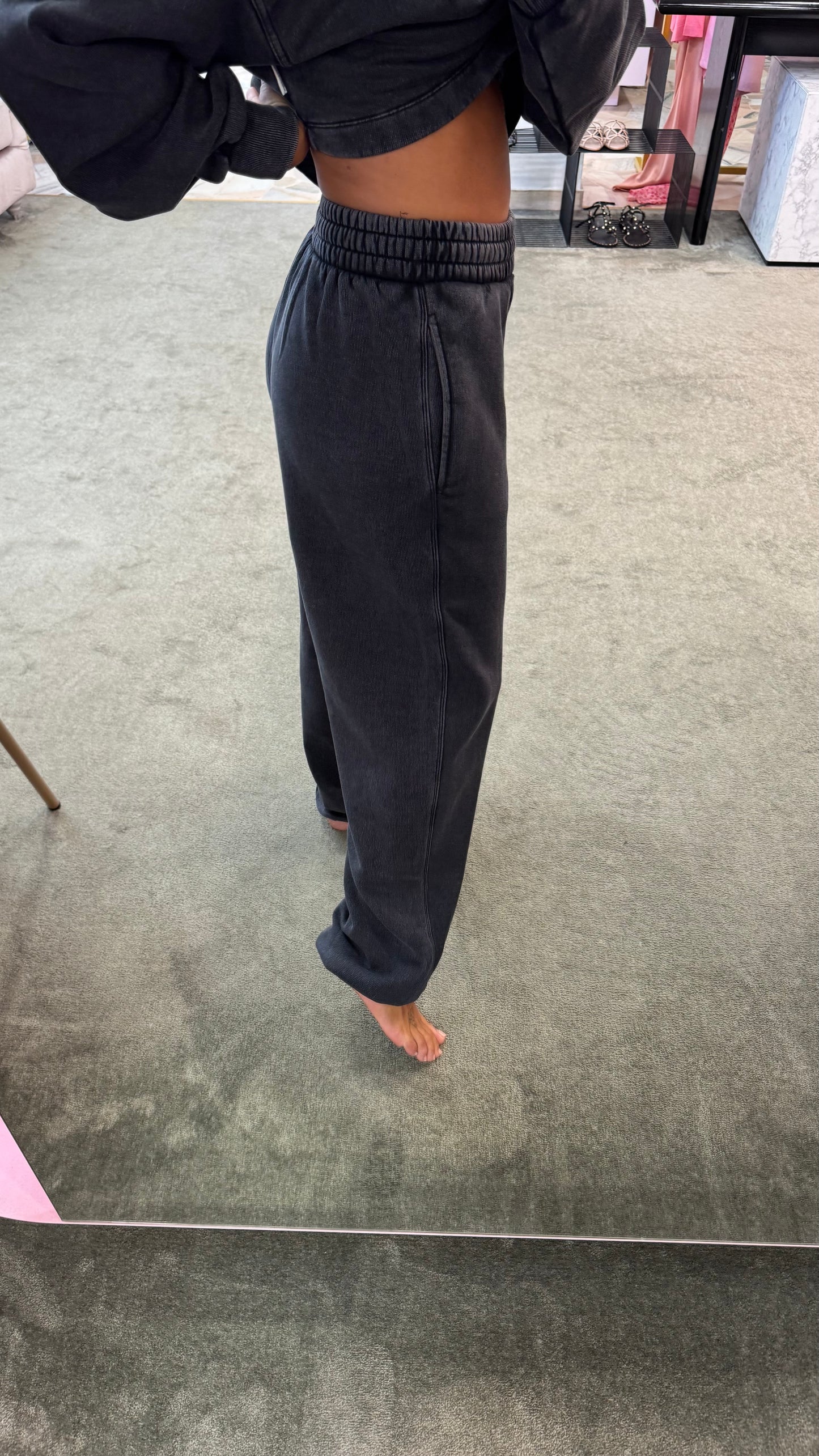 Joggers grigio stonewashed jx