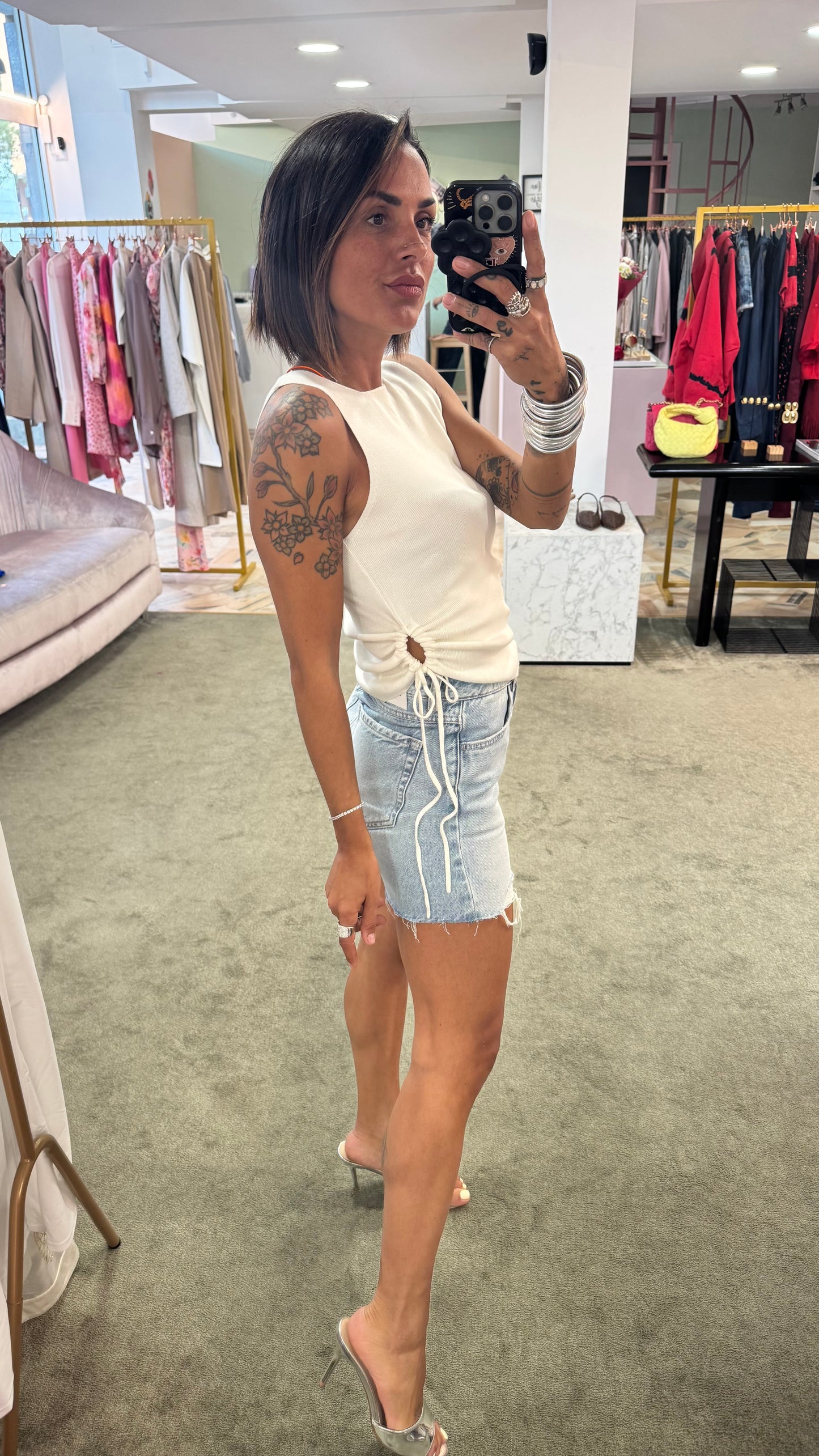 Shorts denim chiaro Icon