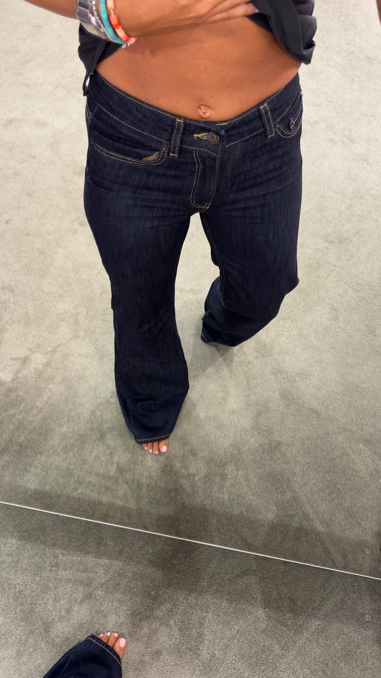 Jeans rome flare denim scuro jx