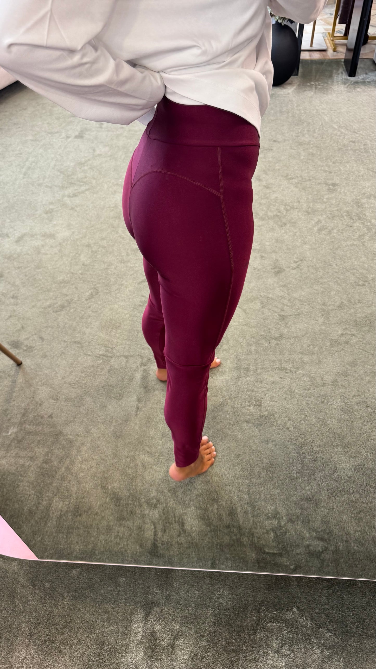 Leggings bordeaux in lycra Hinnominate