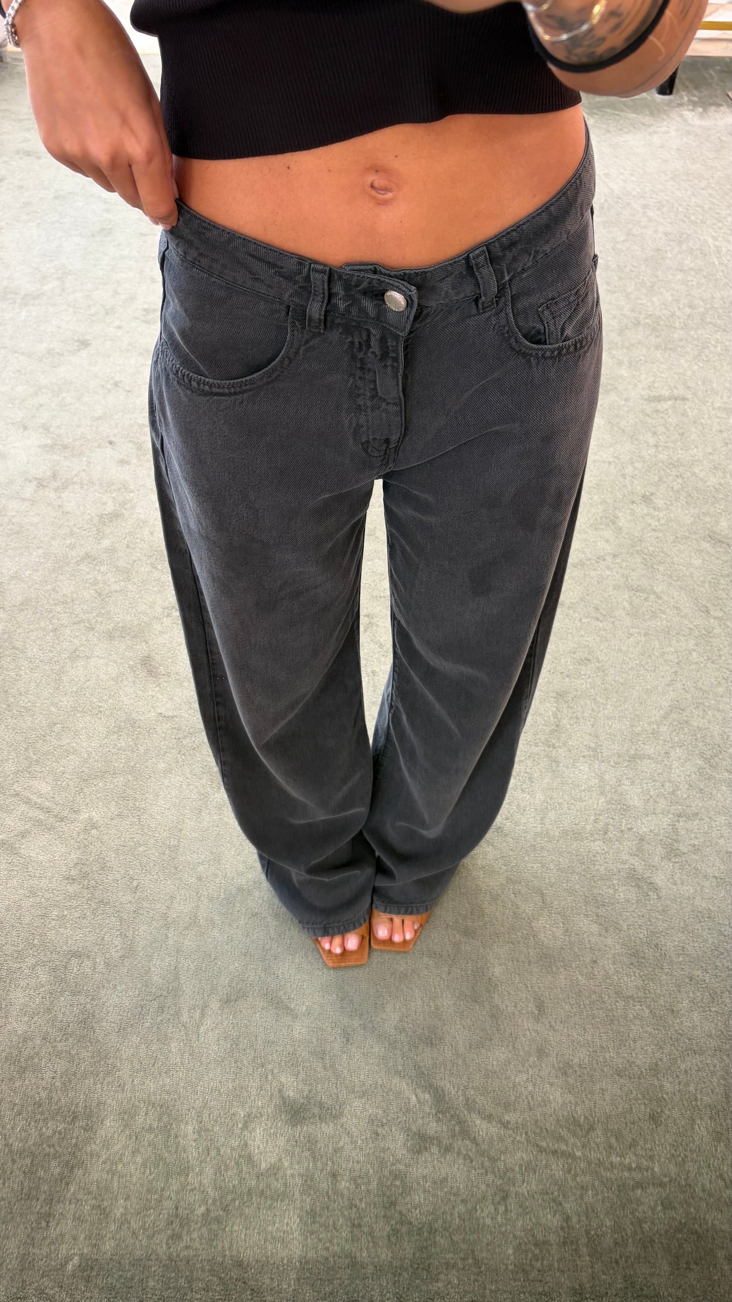 Jeans bea grigio asfalto Icon