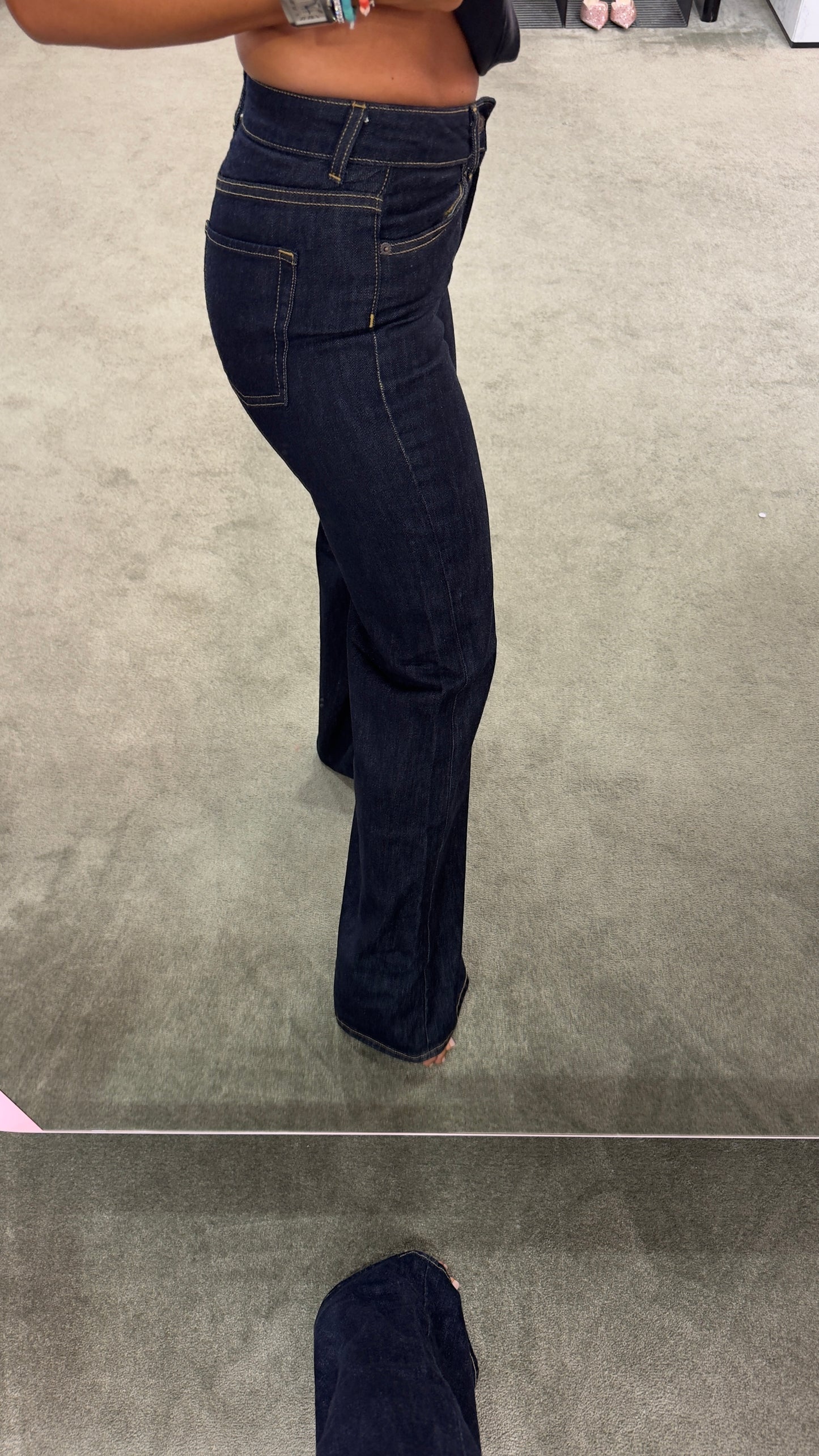 Jeans rome flare denim scuro jx