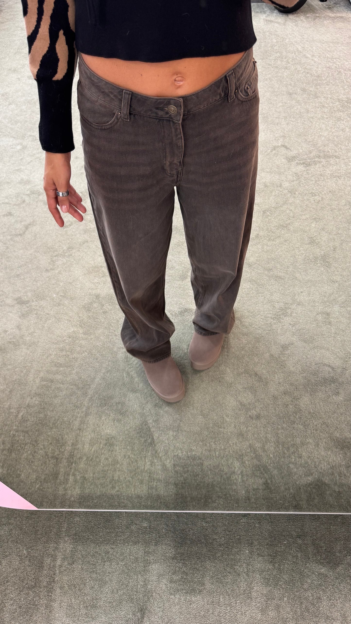 Jeans kyoto marrone vintage baggy jx