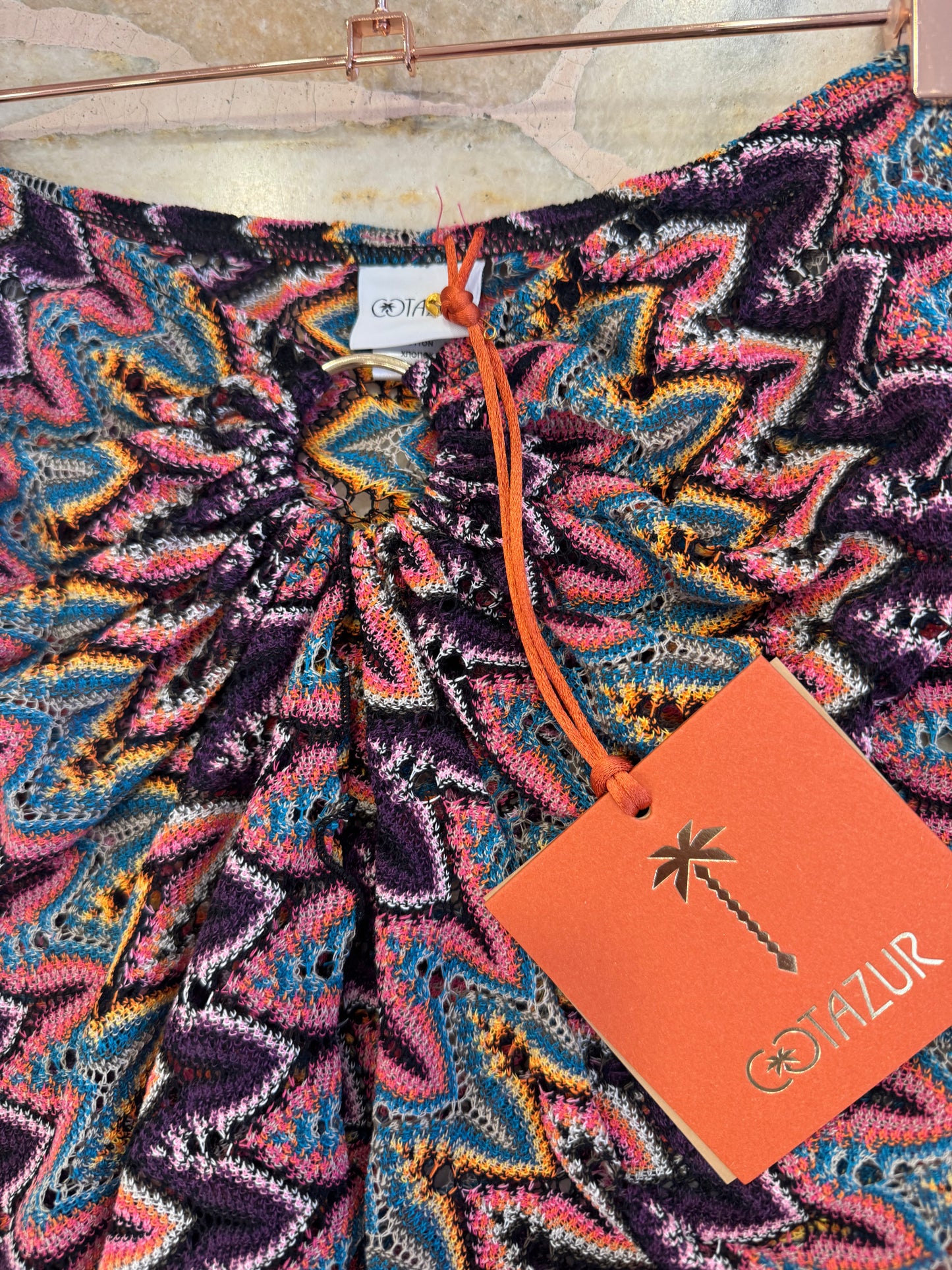 Gonna pareo in maglia fantasia missoni Cotazur