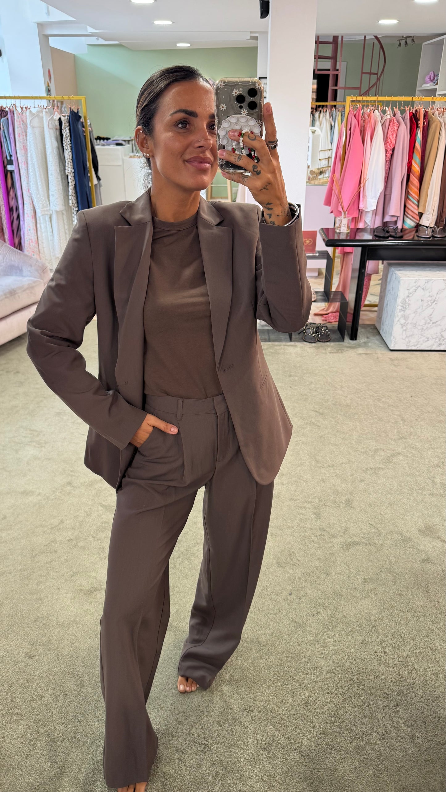 Blazer ellis marrone slim jx
