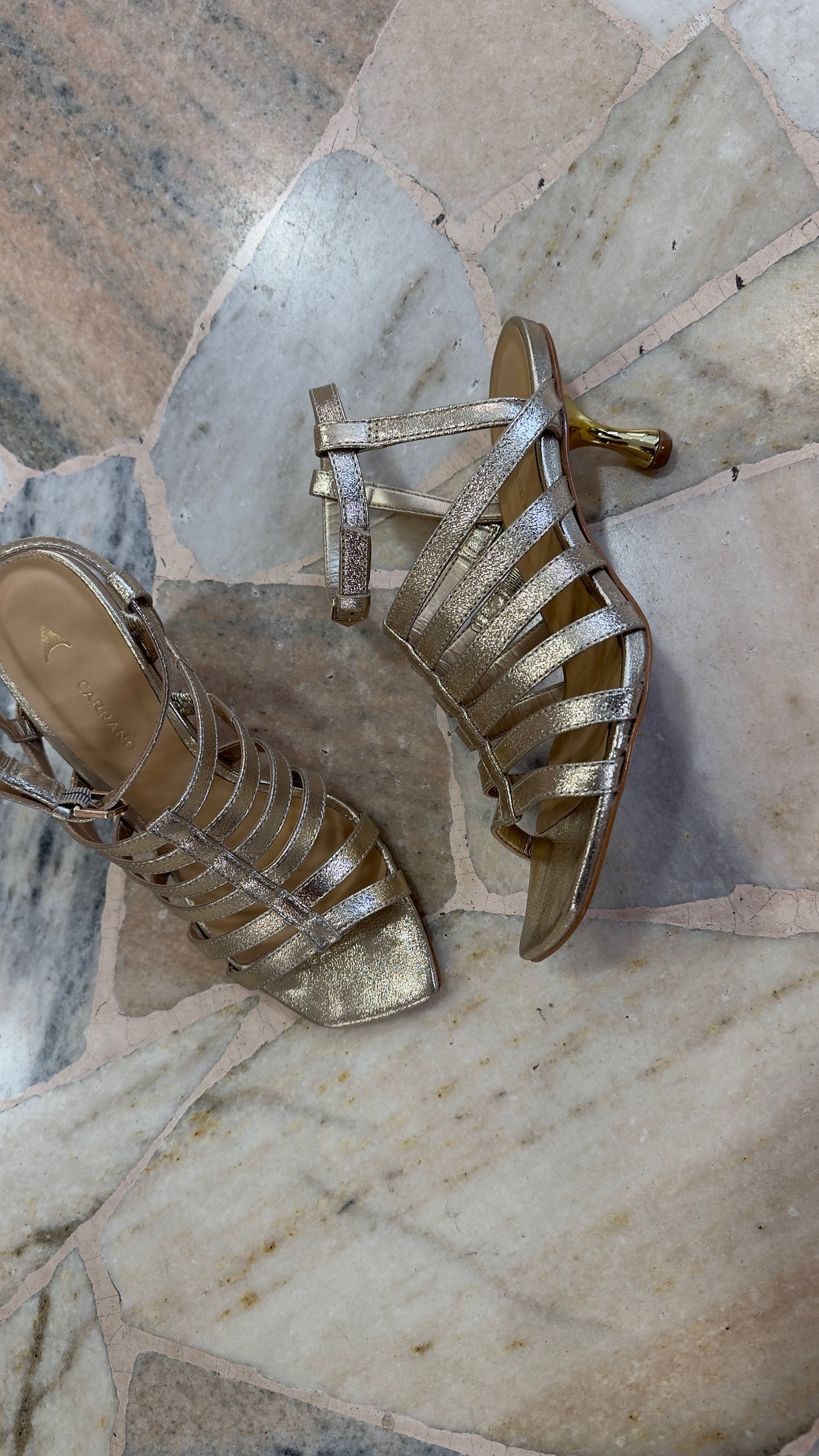 Sandalo oro gladiatore