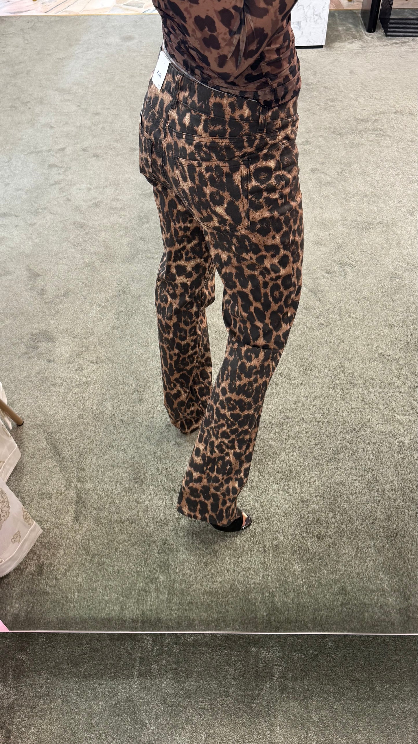 Jeans leopard slim jx
