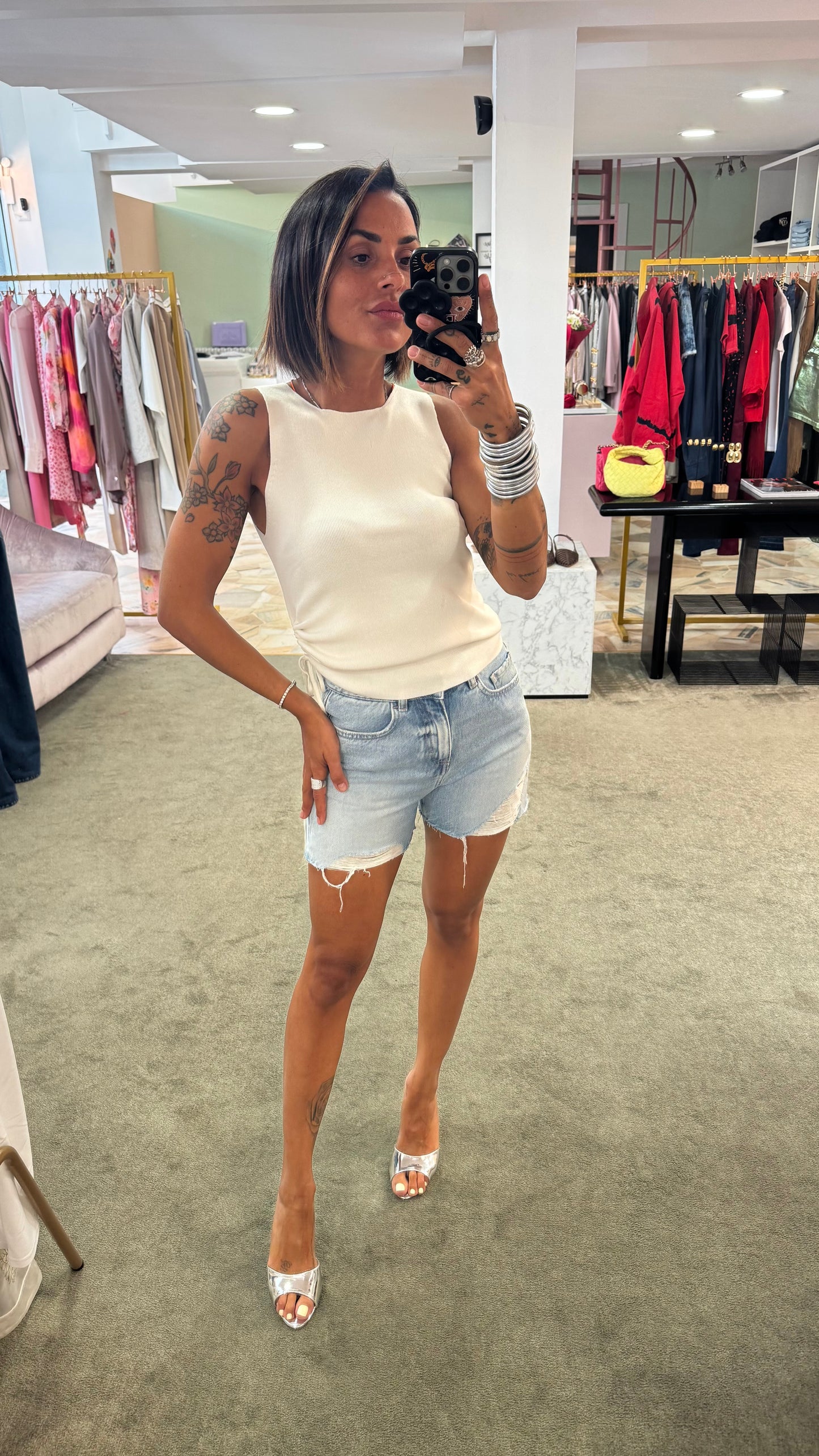 Shorts denim chiaro Icon