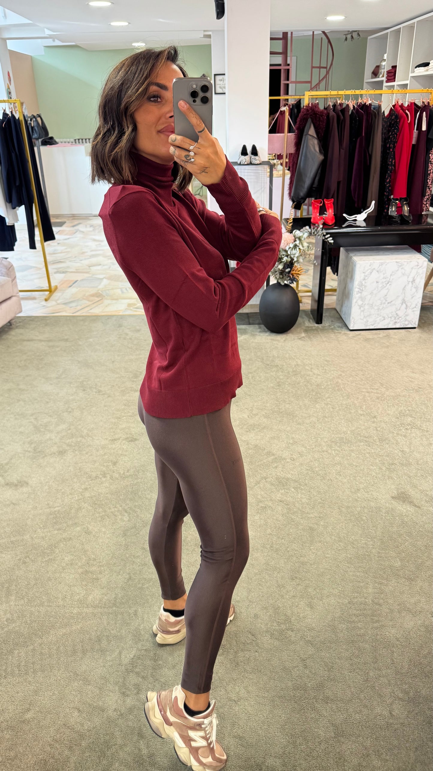 Dolcevita bordeaux in viscosa jx