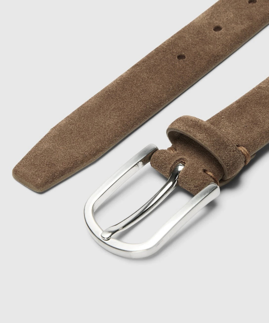 Cintura medium tortora in suede sl