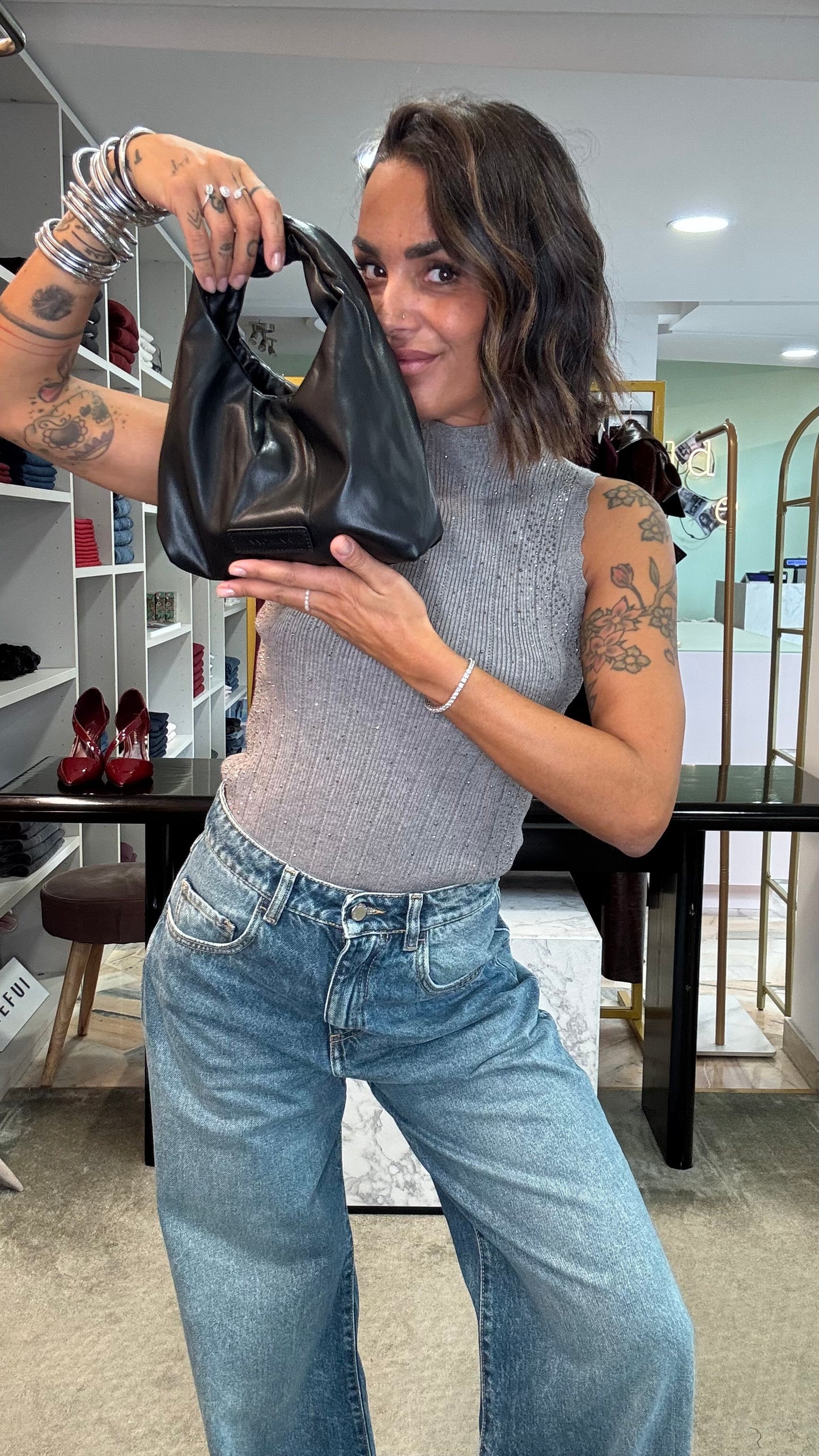 Hobo bag piccola nera Hinnominate