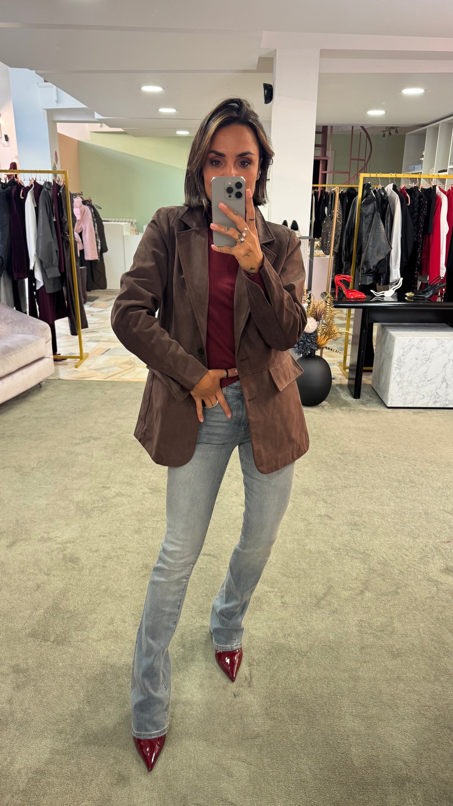Jeans bootcut denim vintage elasticizzato fr