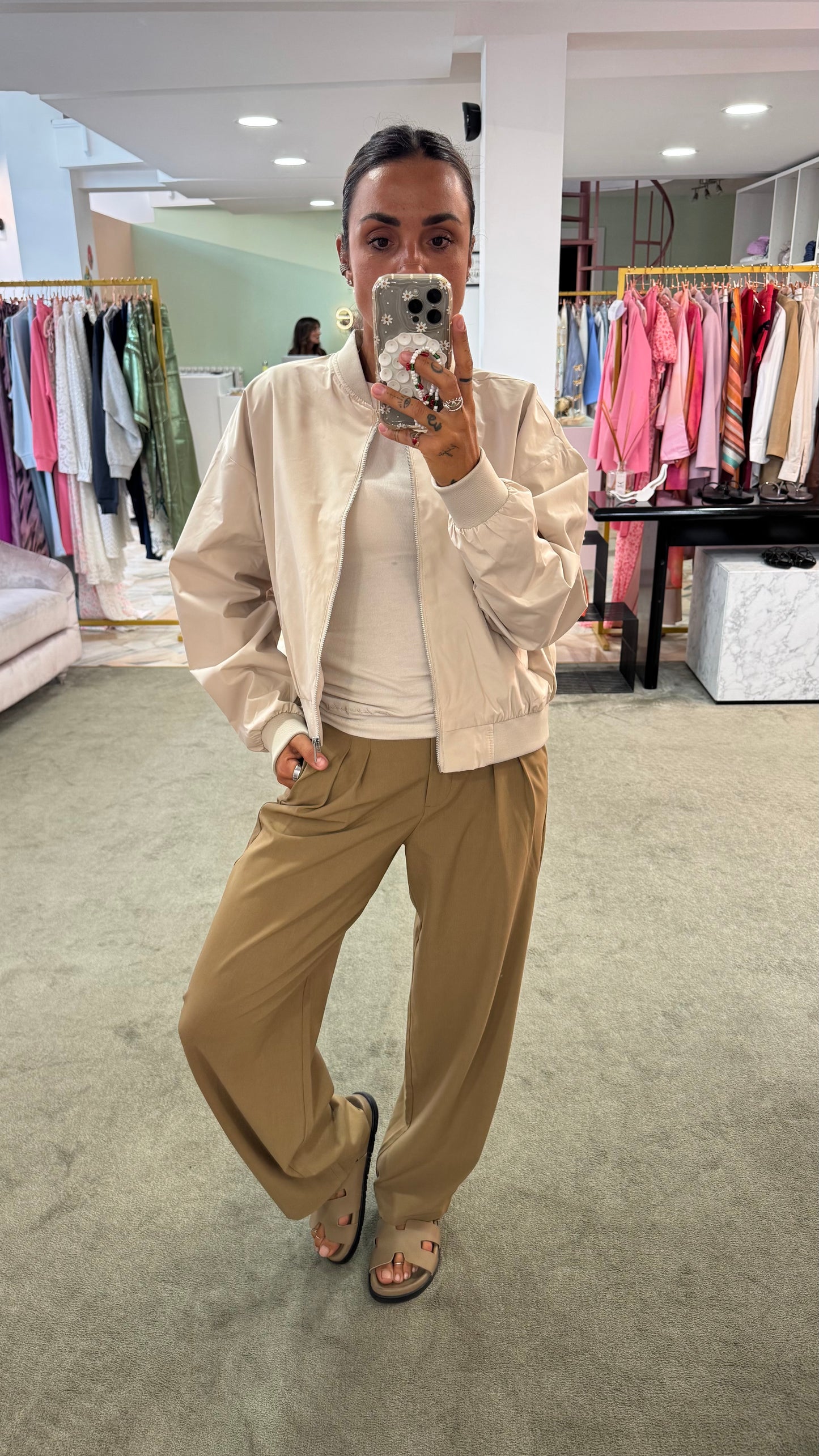 Bomber beige jx
