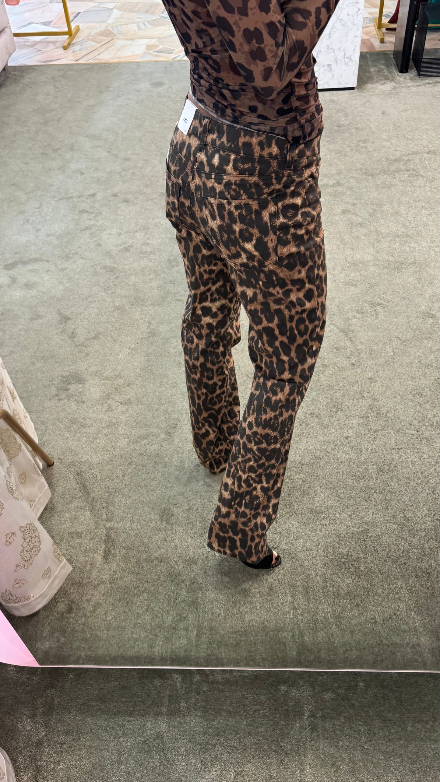 Jeans leopard slim jx
