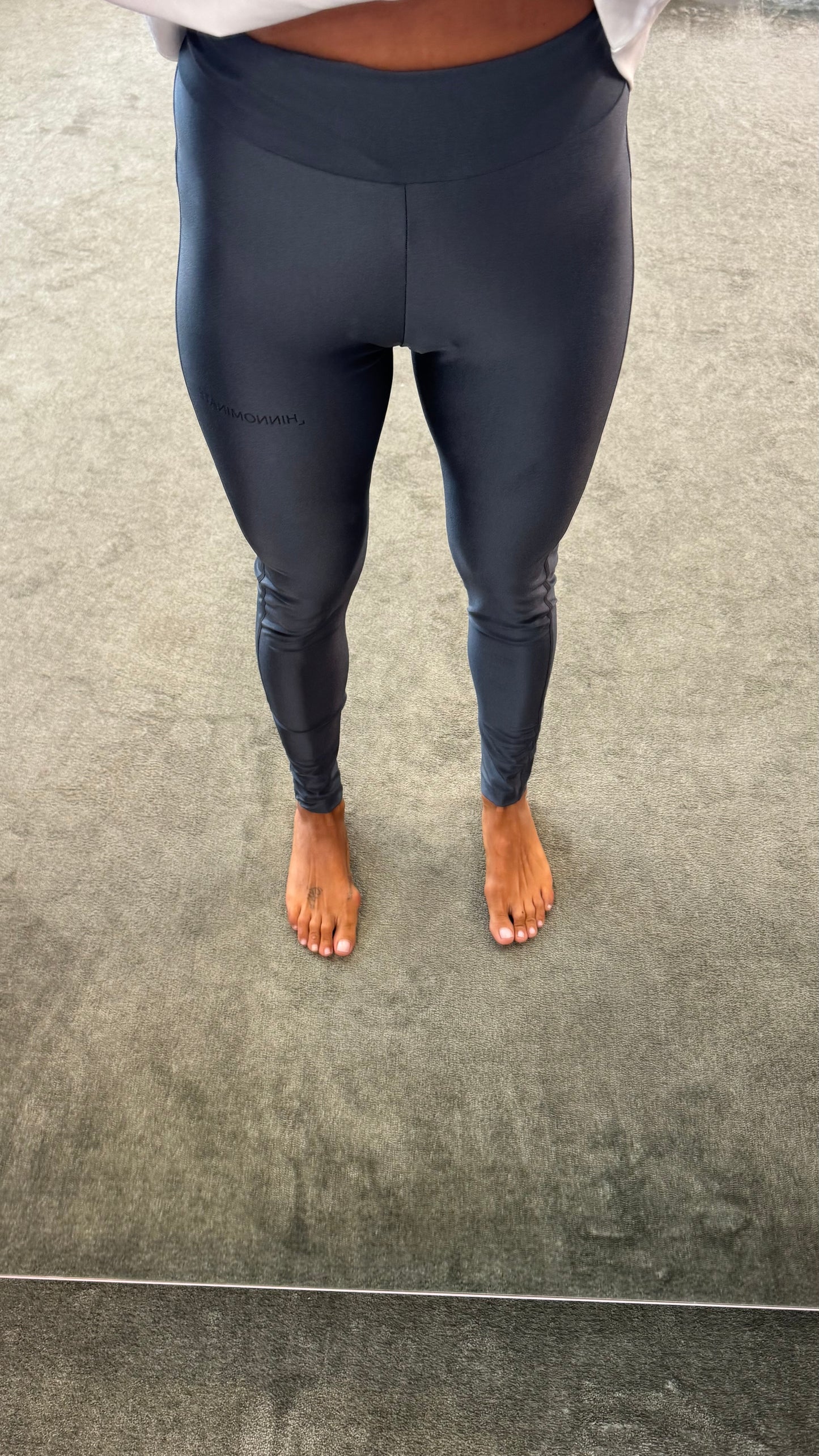 Leggings grigio in lycra Hinnominate