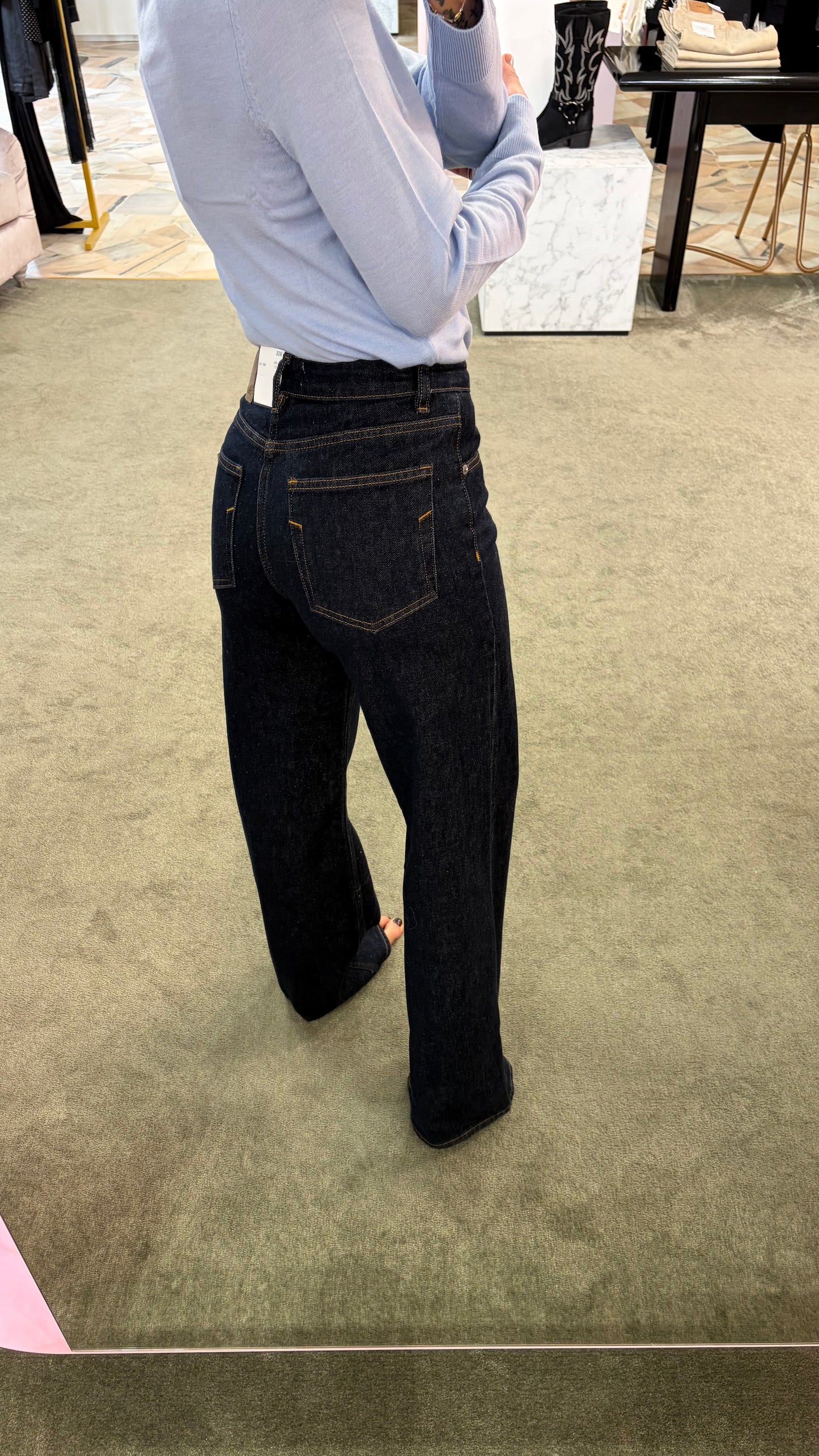 Jeans kori dark blue straight sl