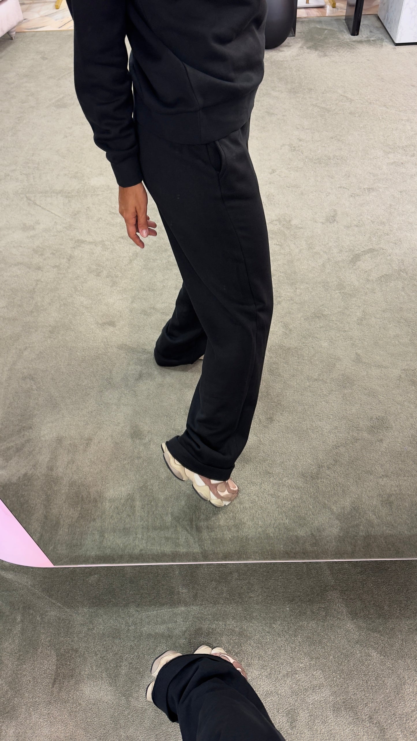Joggers nero con elastico jx