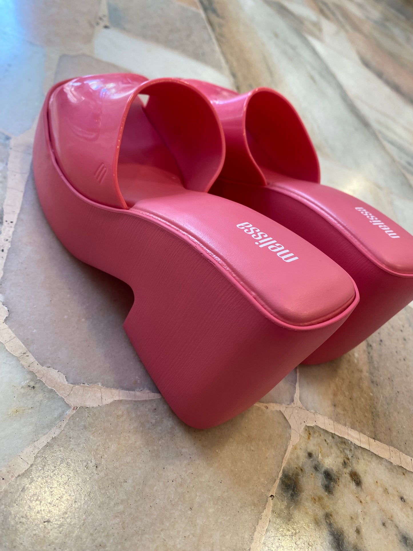 Platform ciabatta rosa cicca