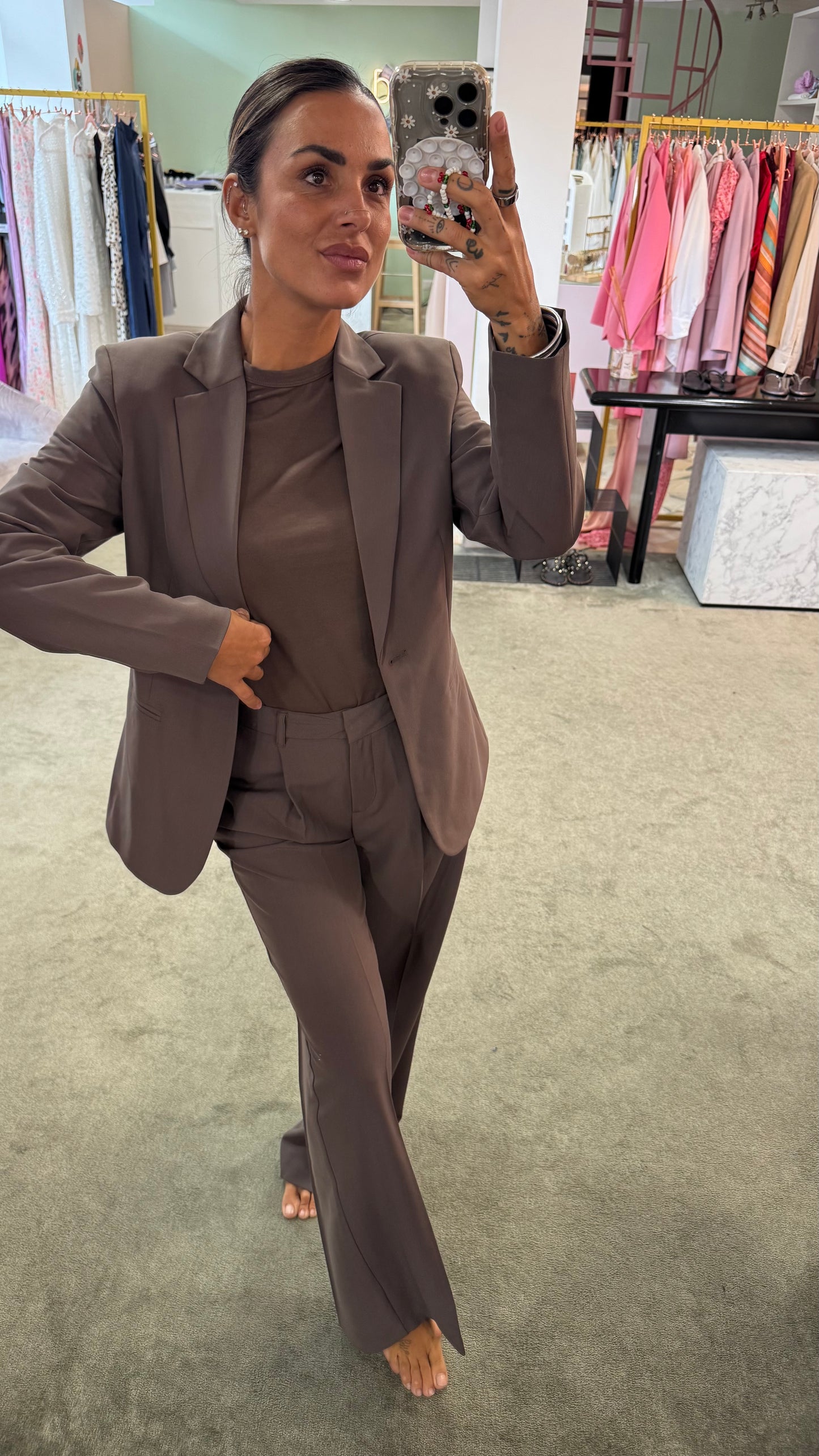 Blazer ellis marrone slim jx