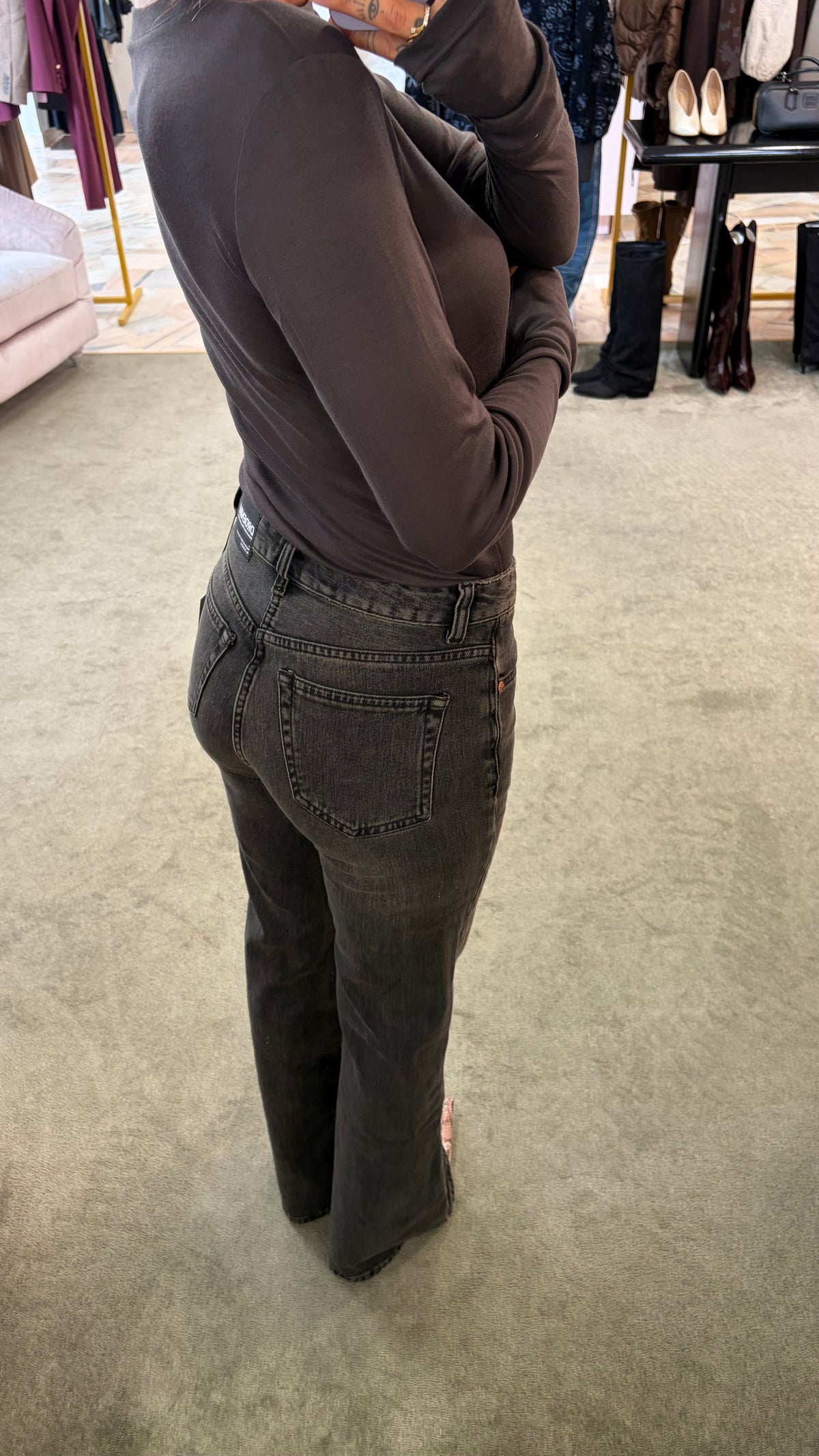 Jeans elba Dr.Denim bootcut grigio