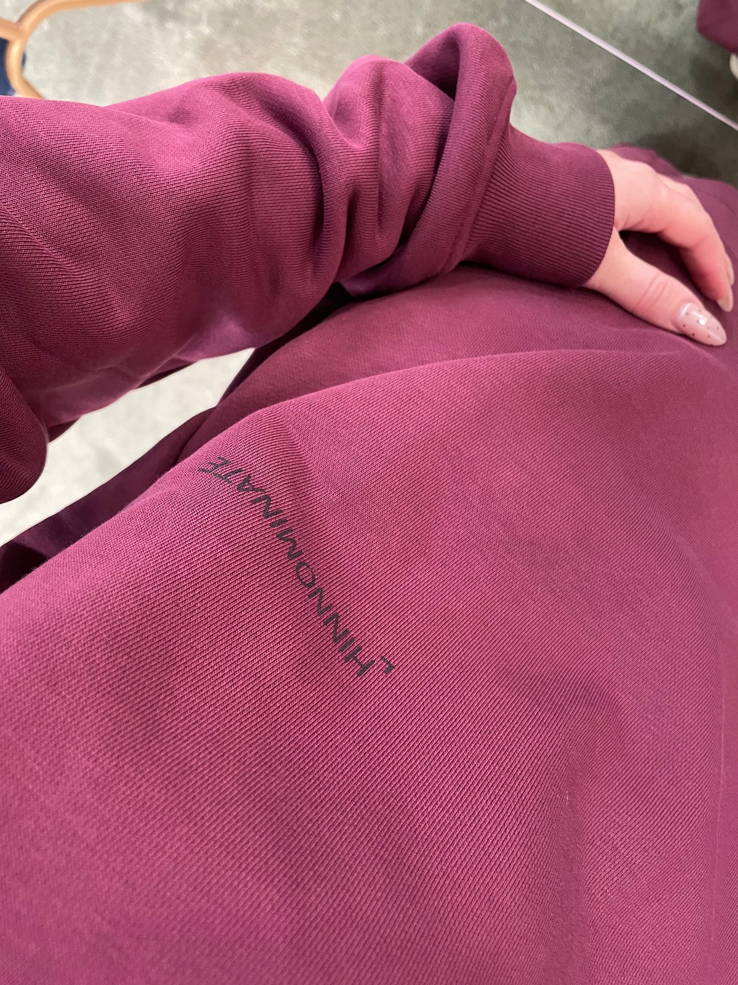 Felpa bordeaux girocollo Hinnominate