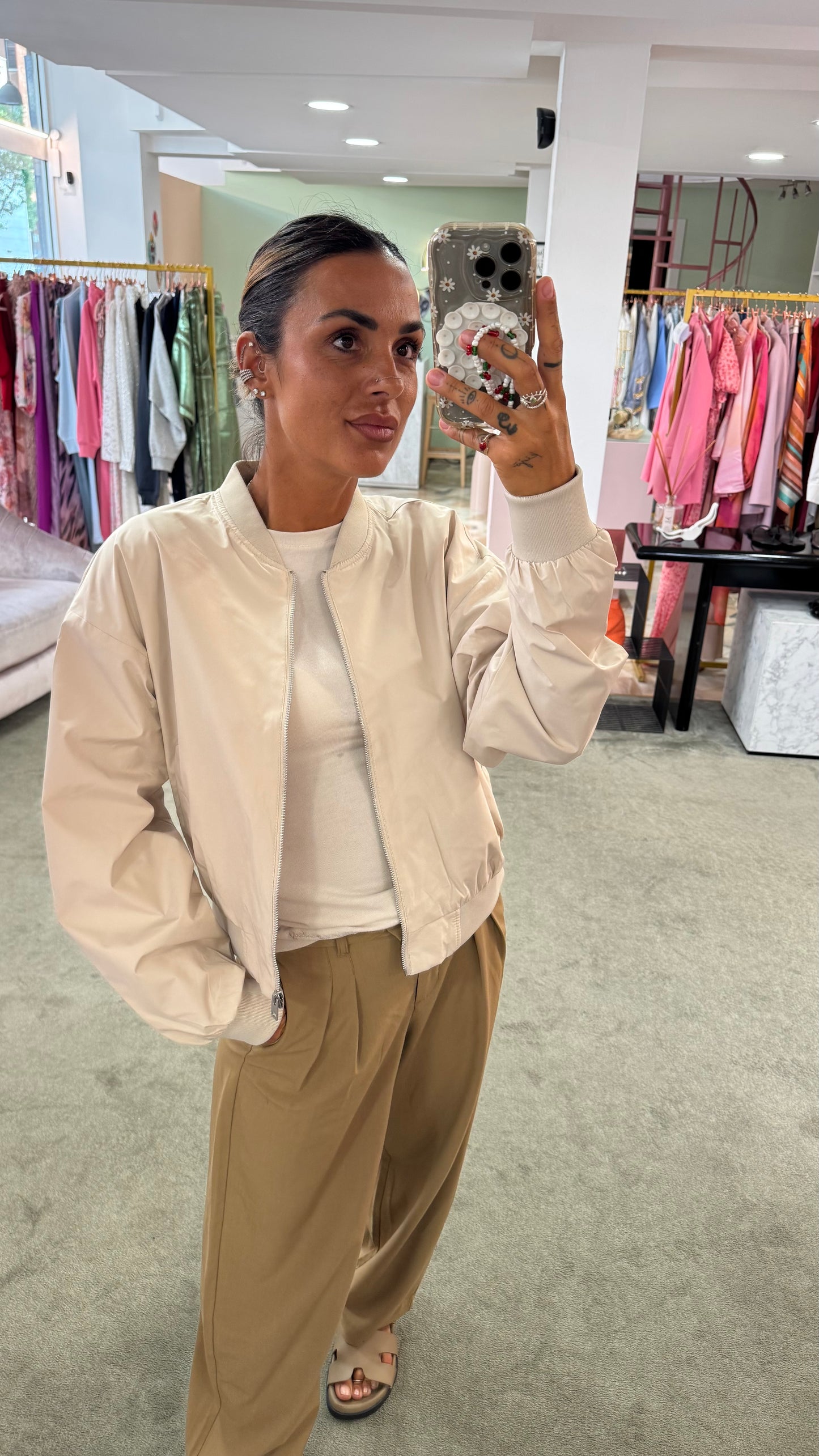 Bomber beige jx