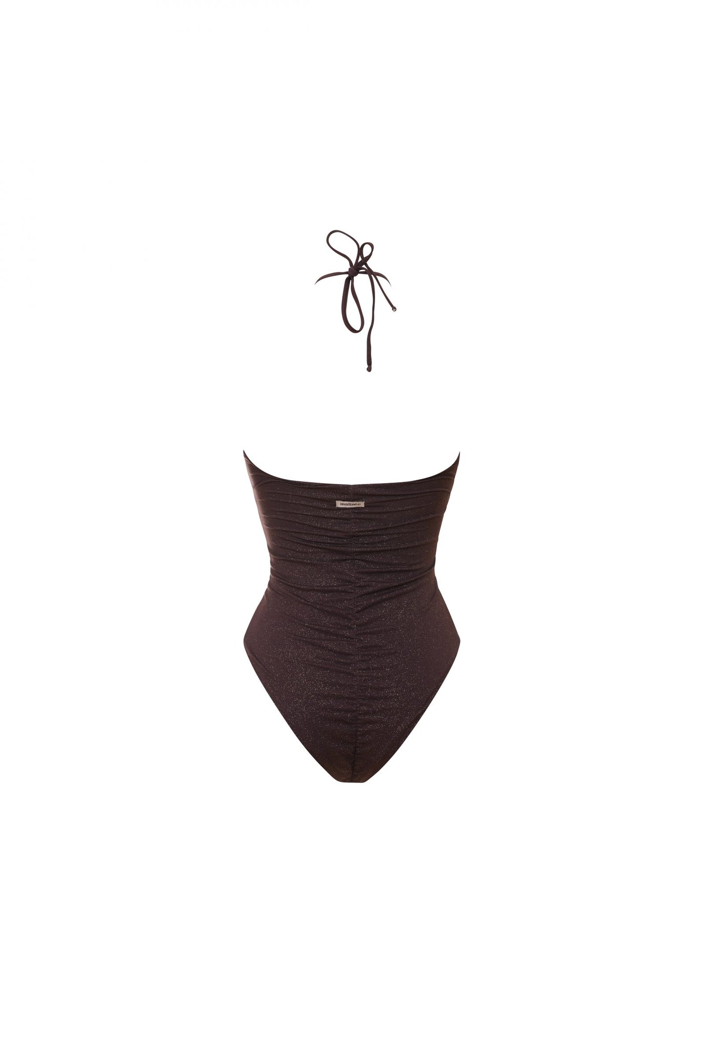 Costume intero cacao lurex Matinée
