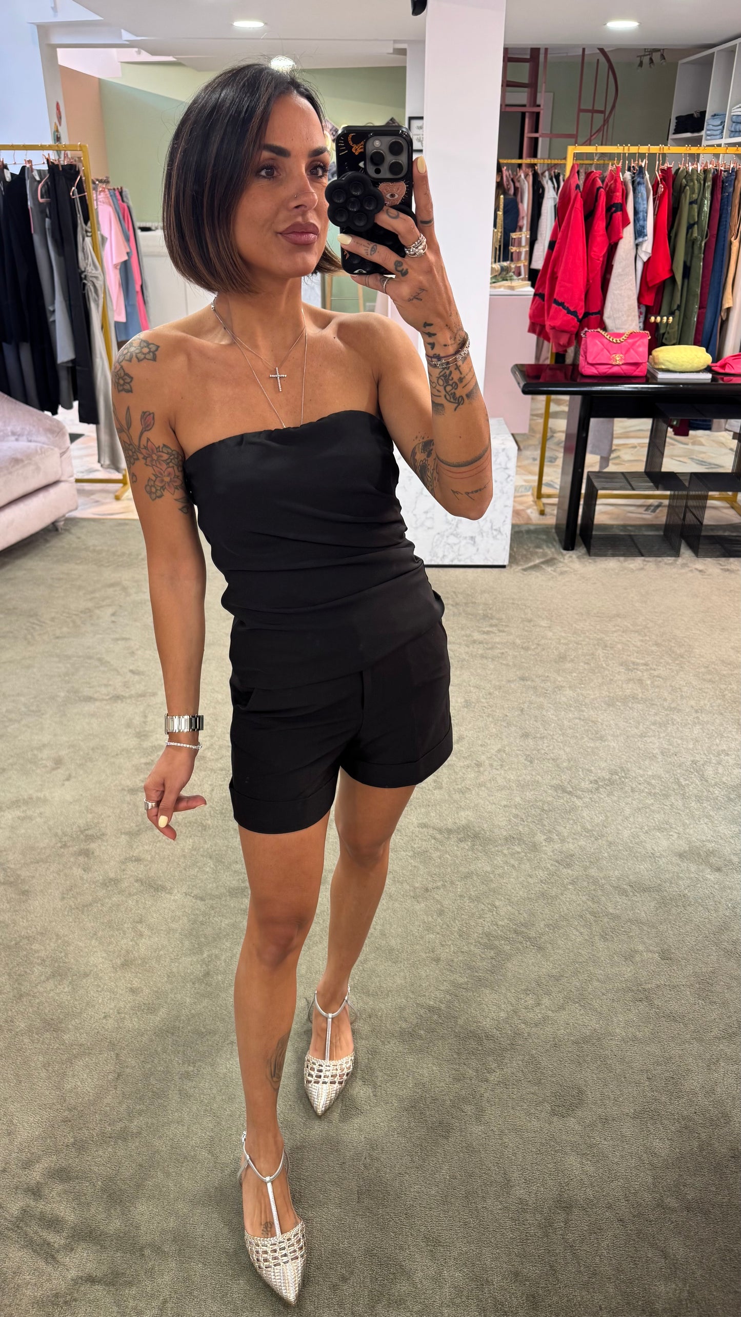 Shorts nero classico jx