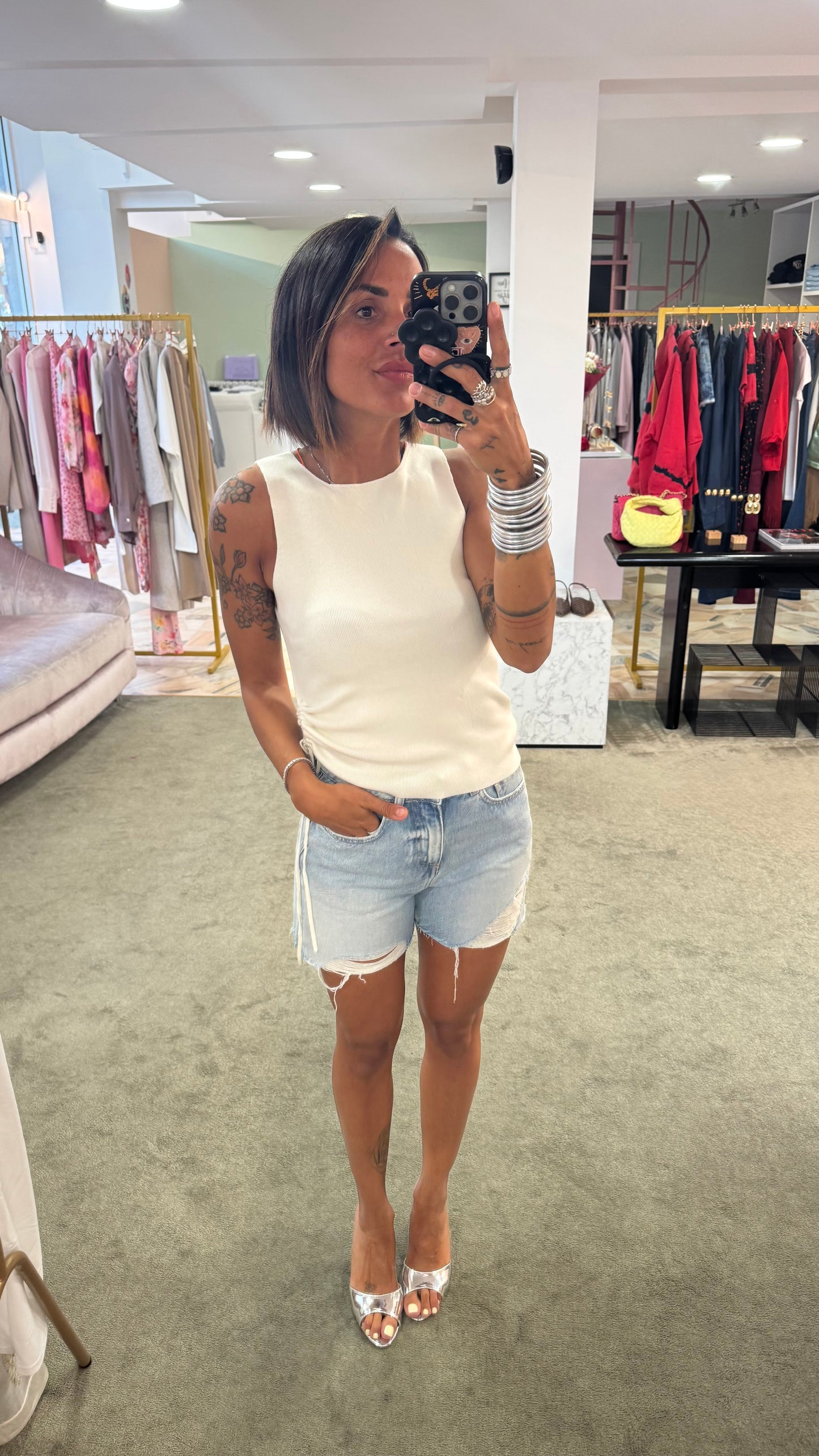 Shorts denim chiaro Icon