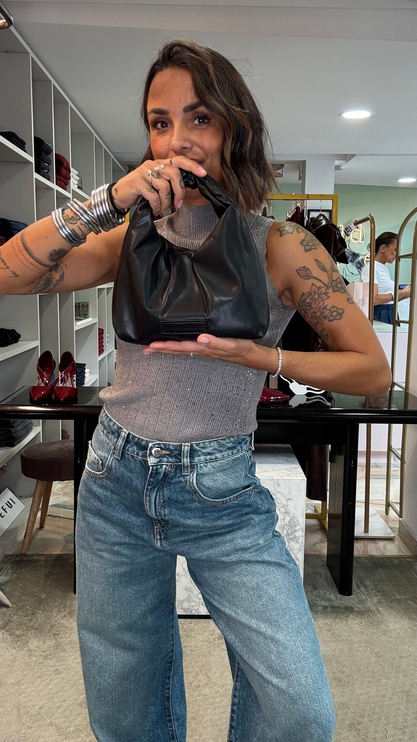 Hobo bag piccola nera Hinnominate