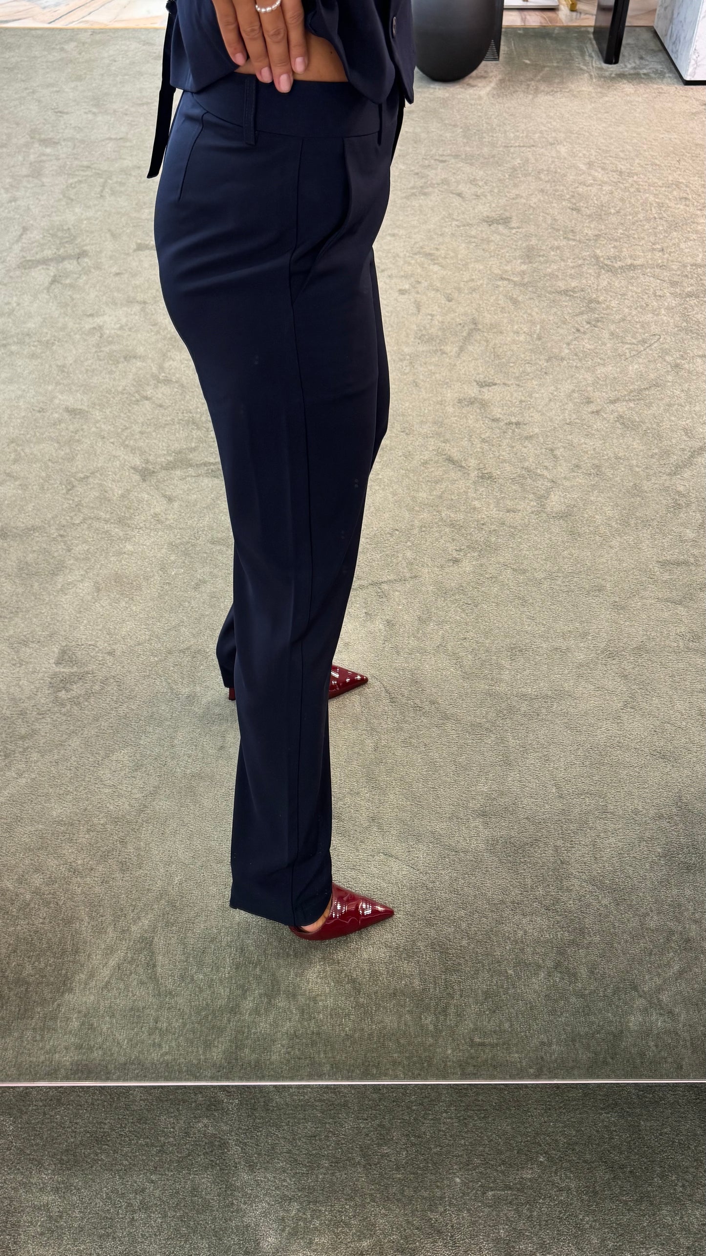 Pantaloni blu notte cigarette ay