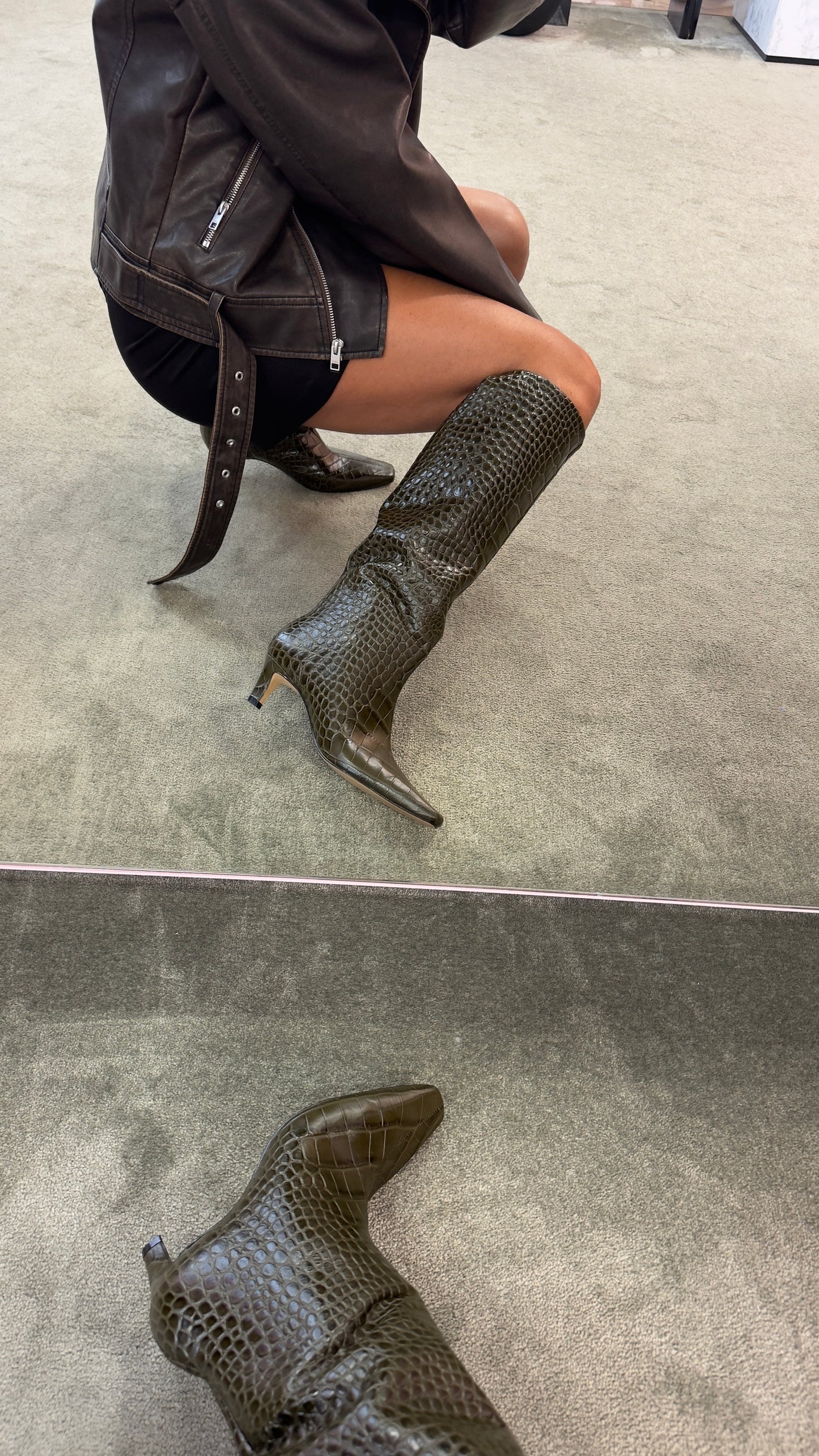 Stivale crocco verde