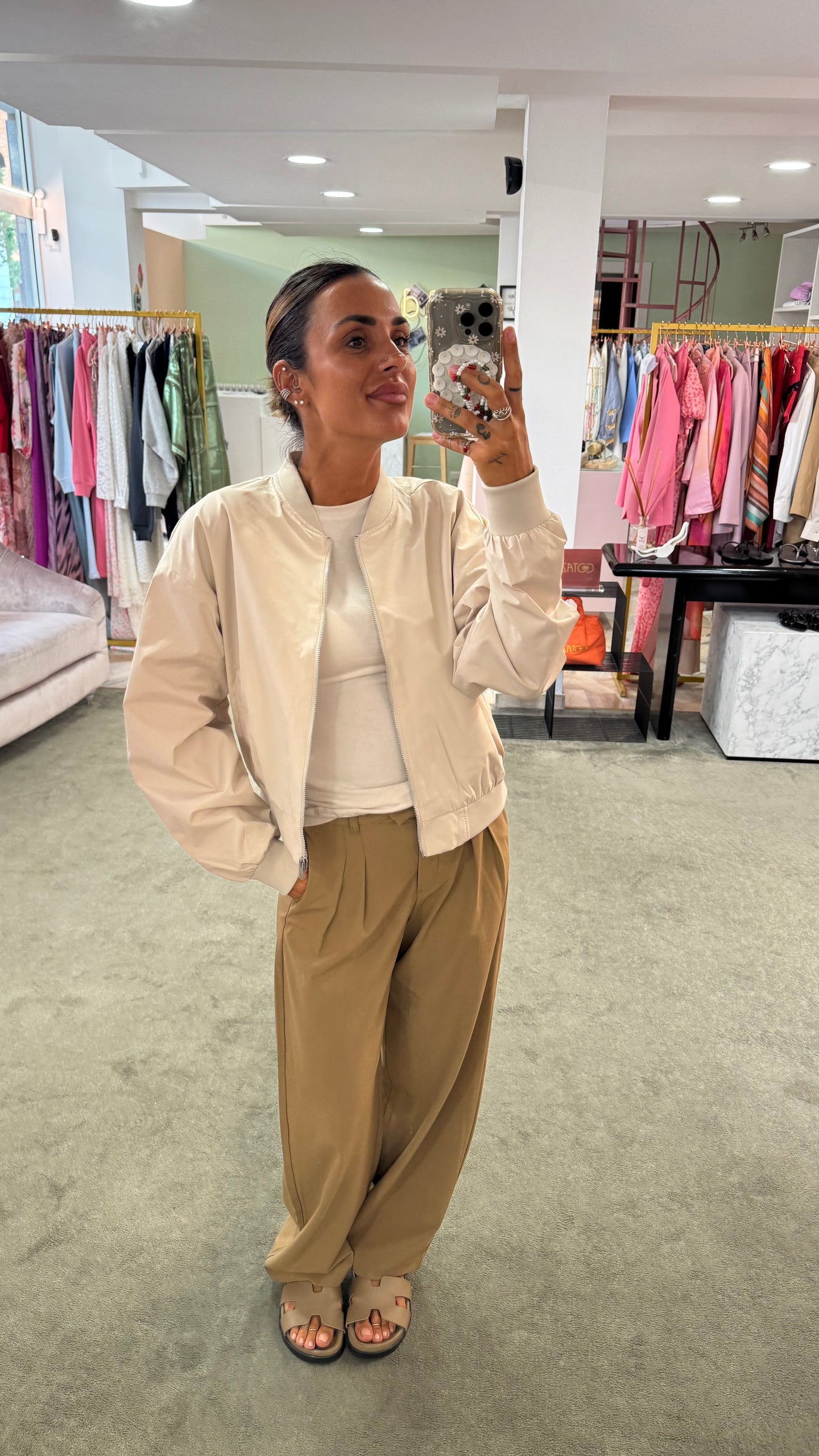 Bomber beige jx