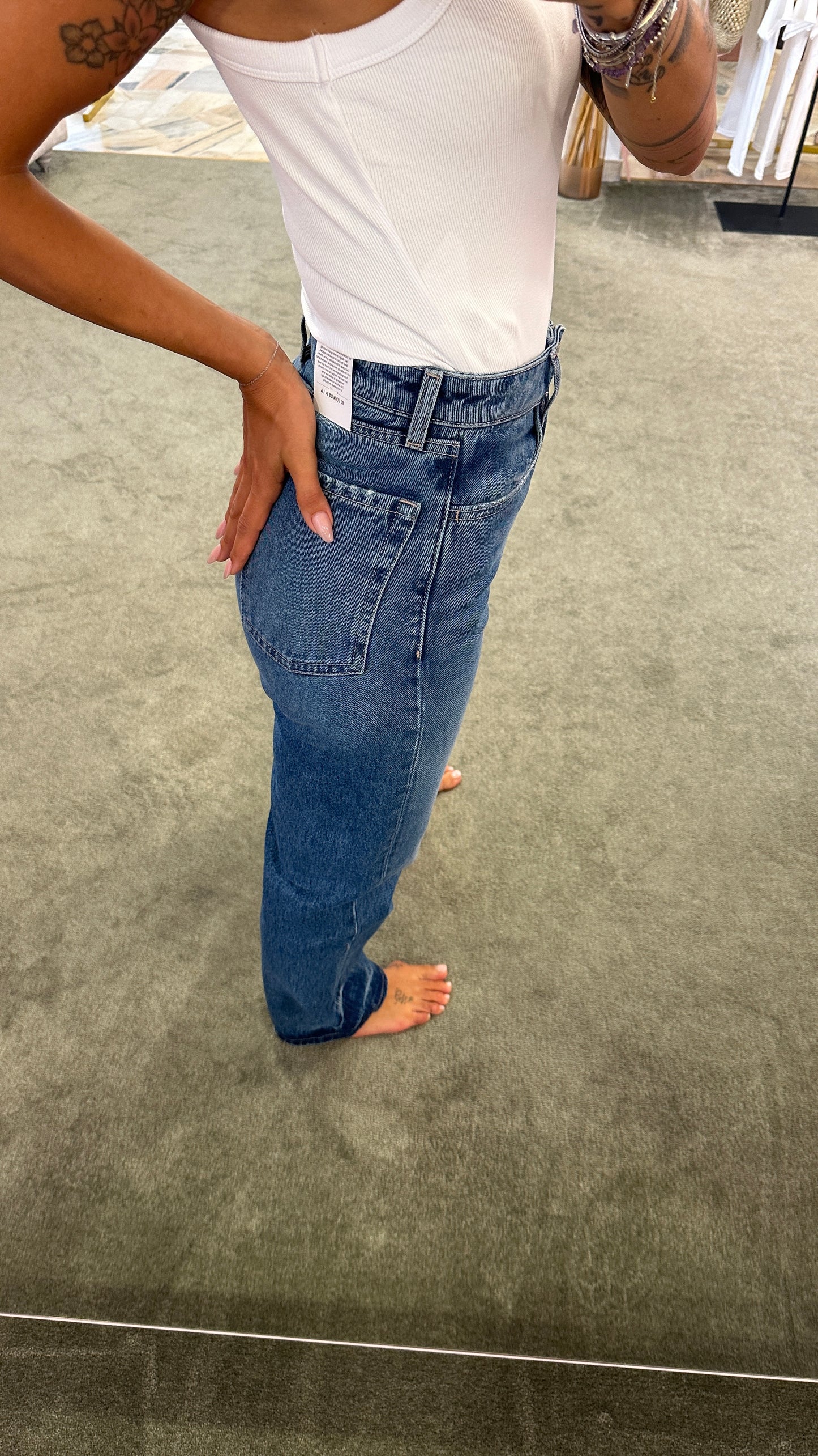 Jeans rose eco denim medium Icon