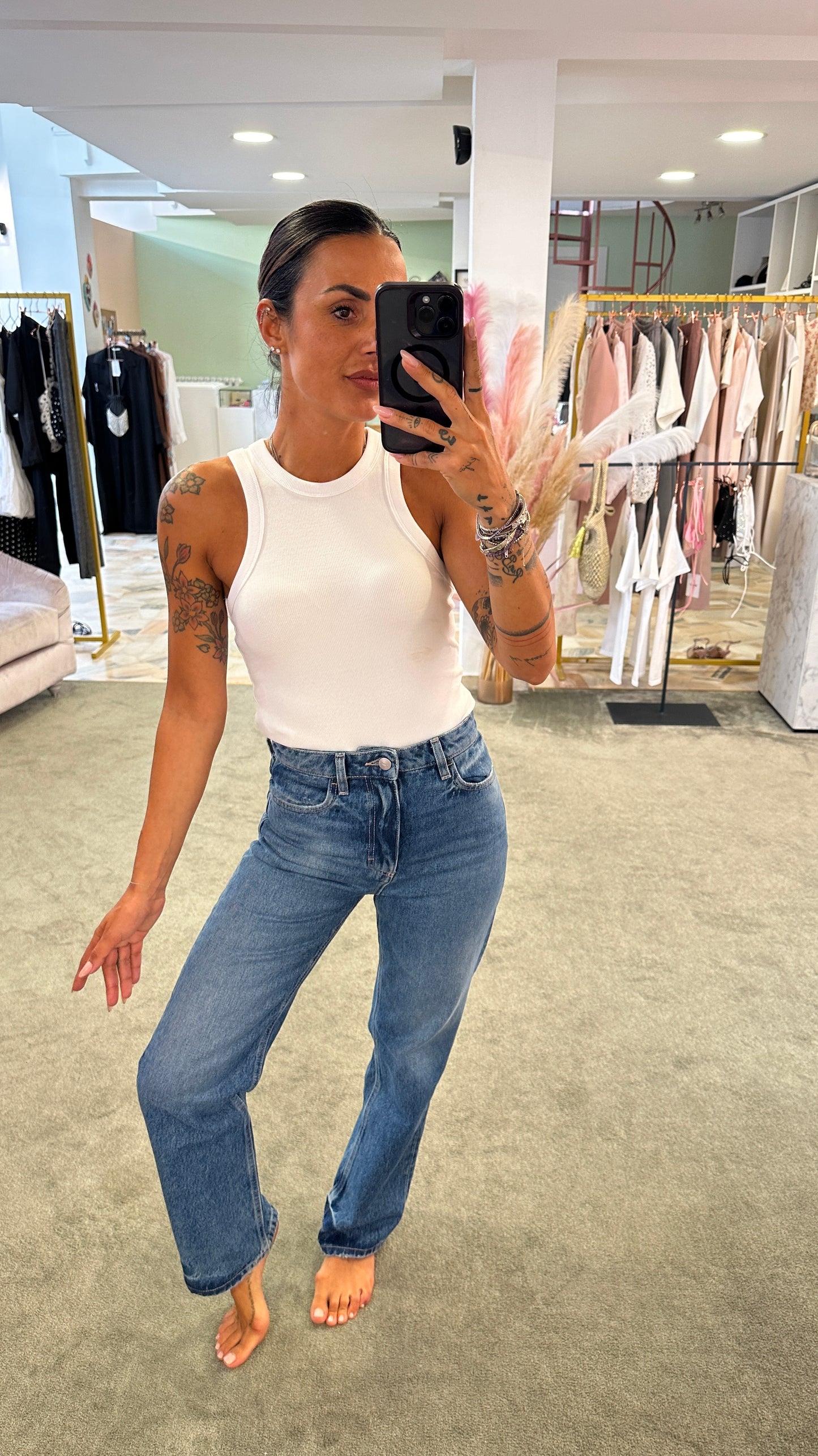 Jeans rose eco denim medium Icon