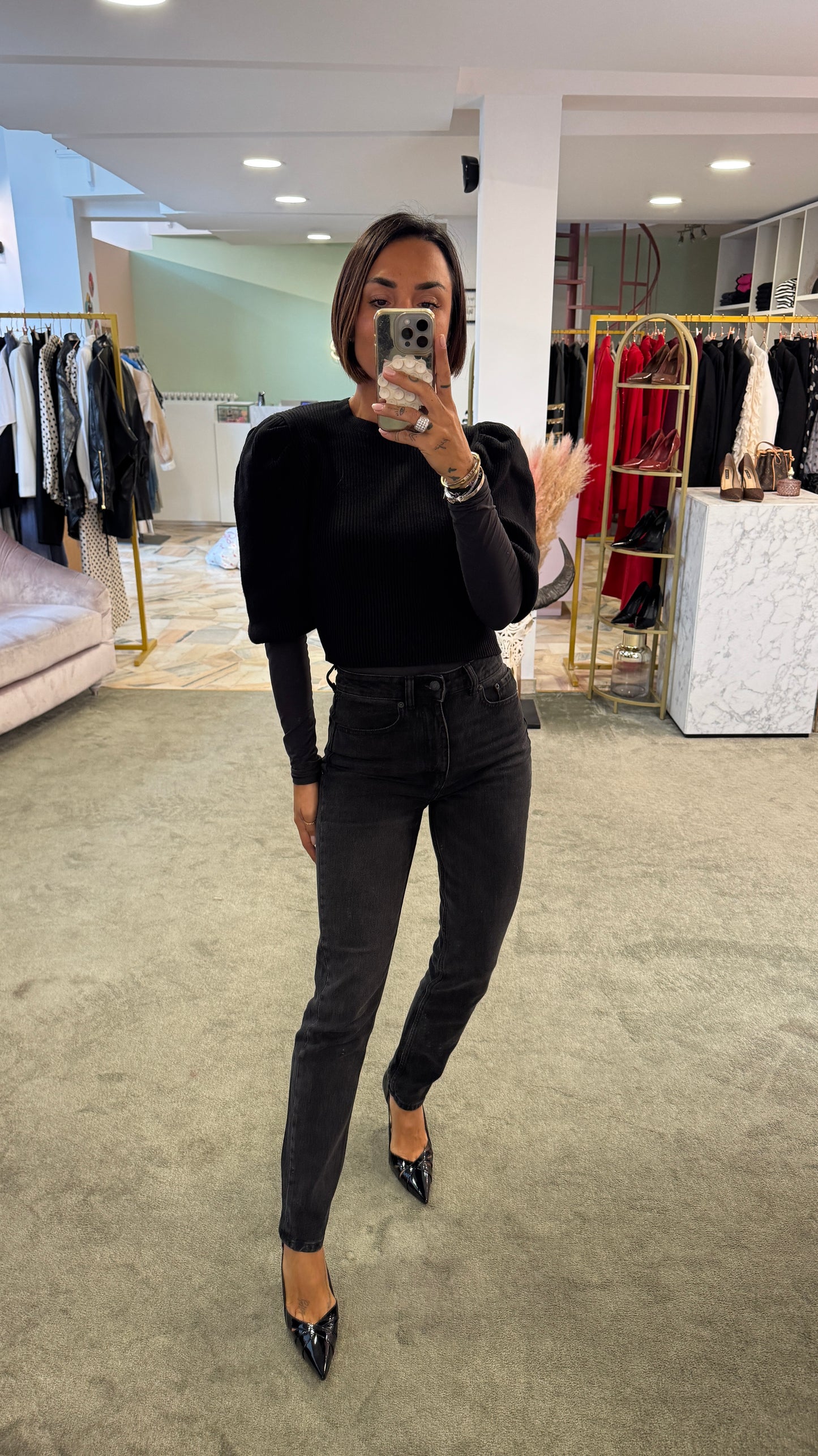 Jeans slim dark grey