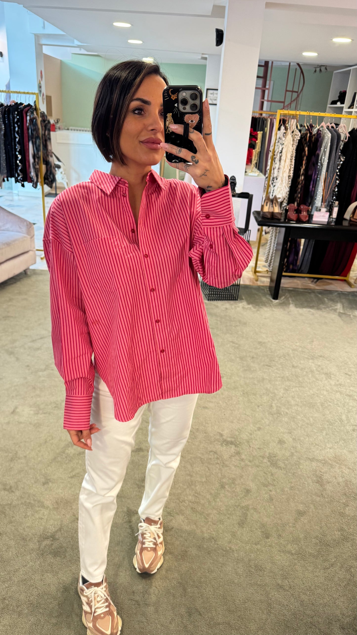 Jeans straight bianco fr