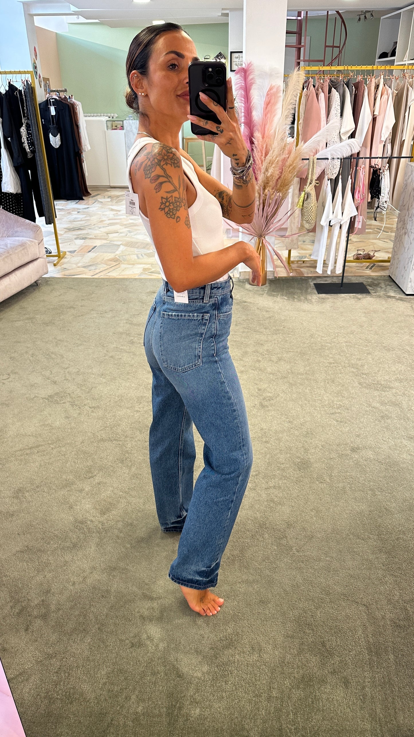 Jeans rose eco denim medium Icon