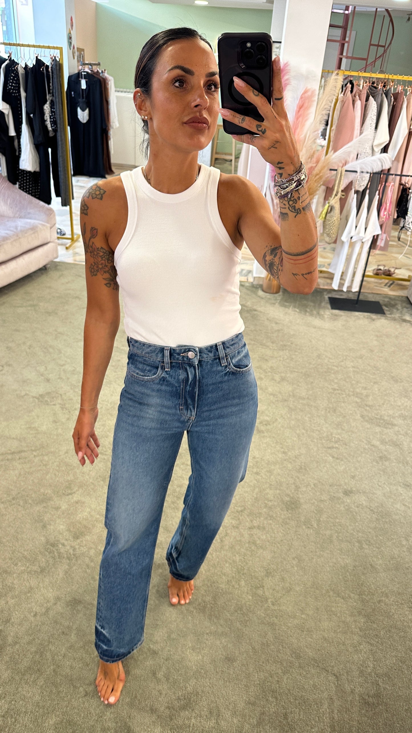 Jeans rose eco denim medium Icon