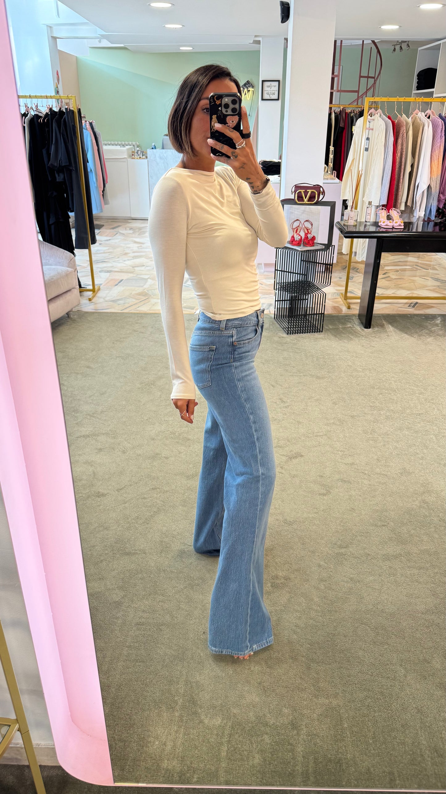 Jeans rome flare denim medio jx