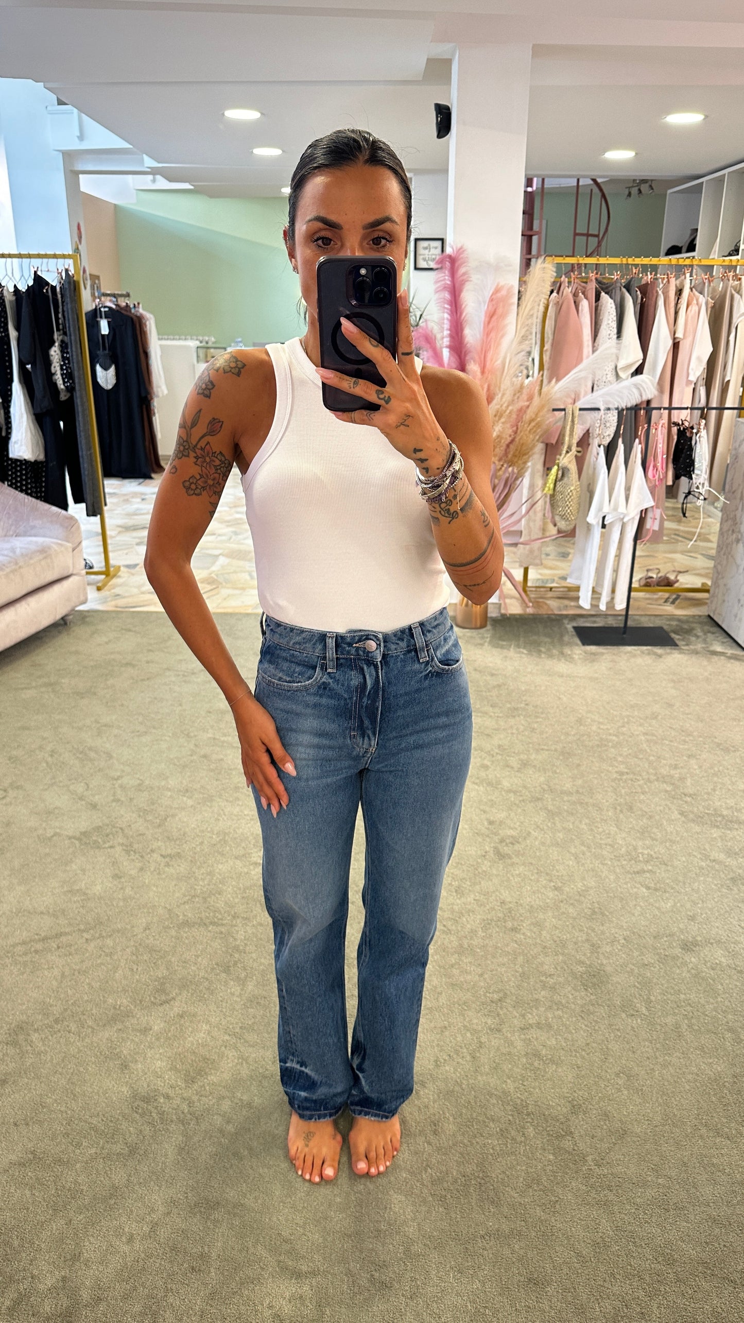 Jeans rose eco denim medium Icon
