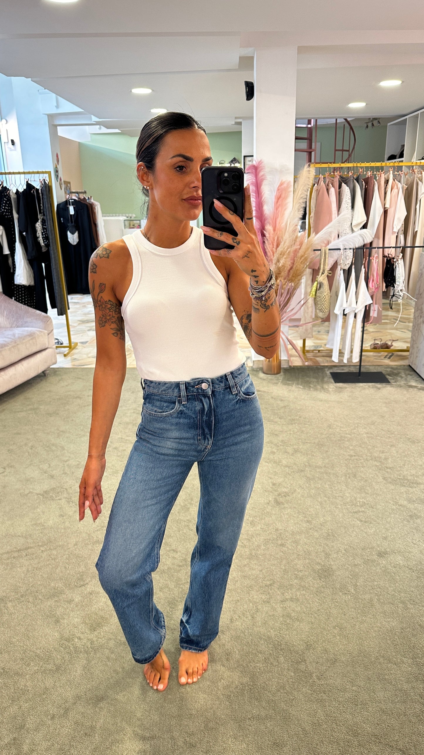Jeans rose eco denim medium Icon