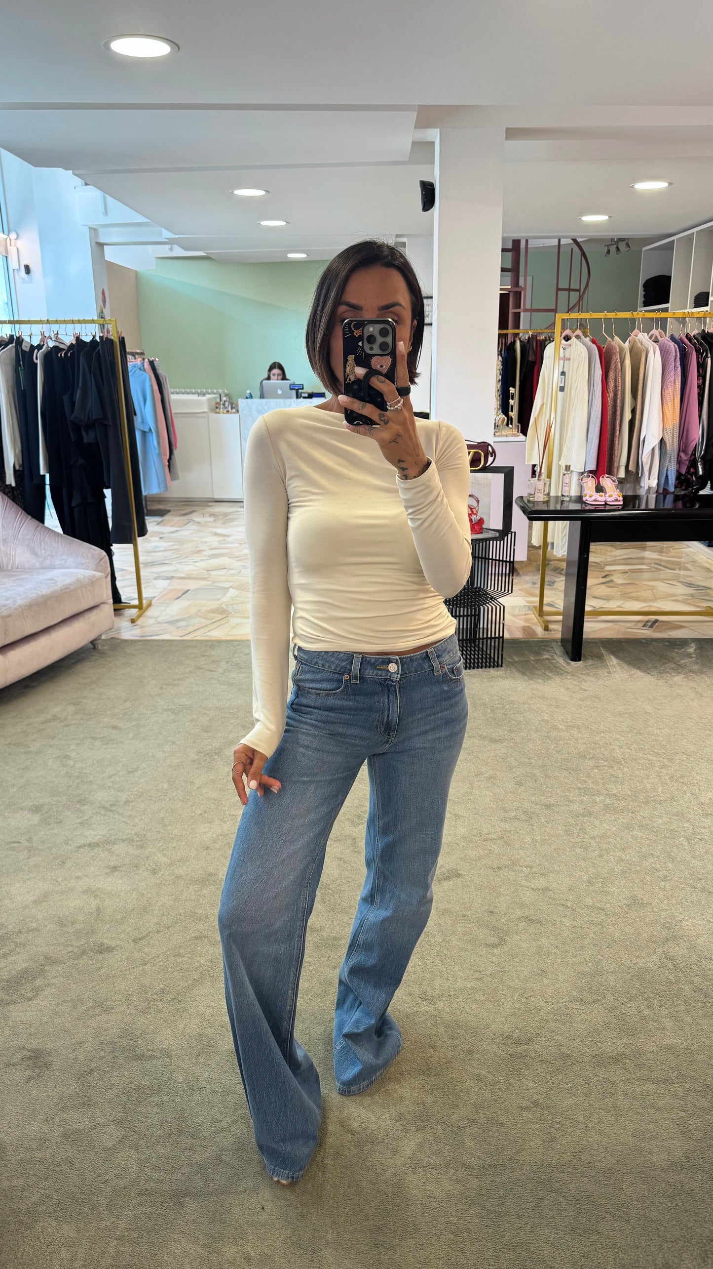 Jeans rome flare denim medio jx